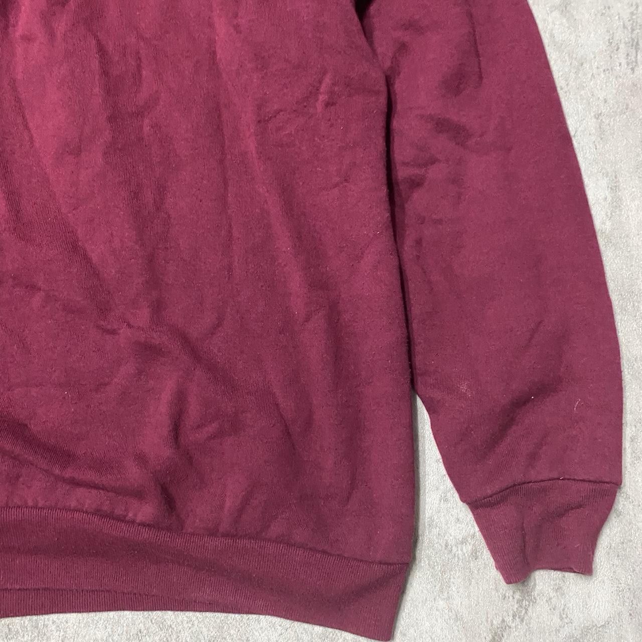 Other Burgundy vintage 90s hoodie, relaxed fit, pit to pit,length Size US L / EU 52-54 / 3 - 5 Thumbnail