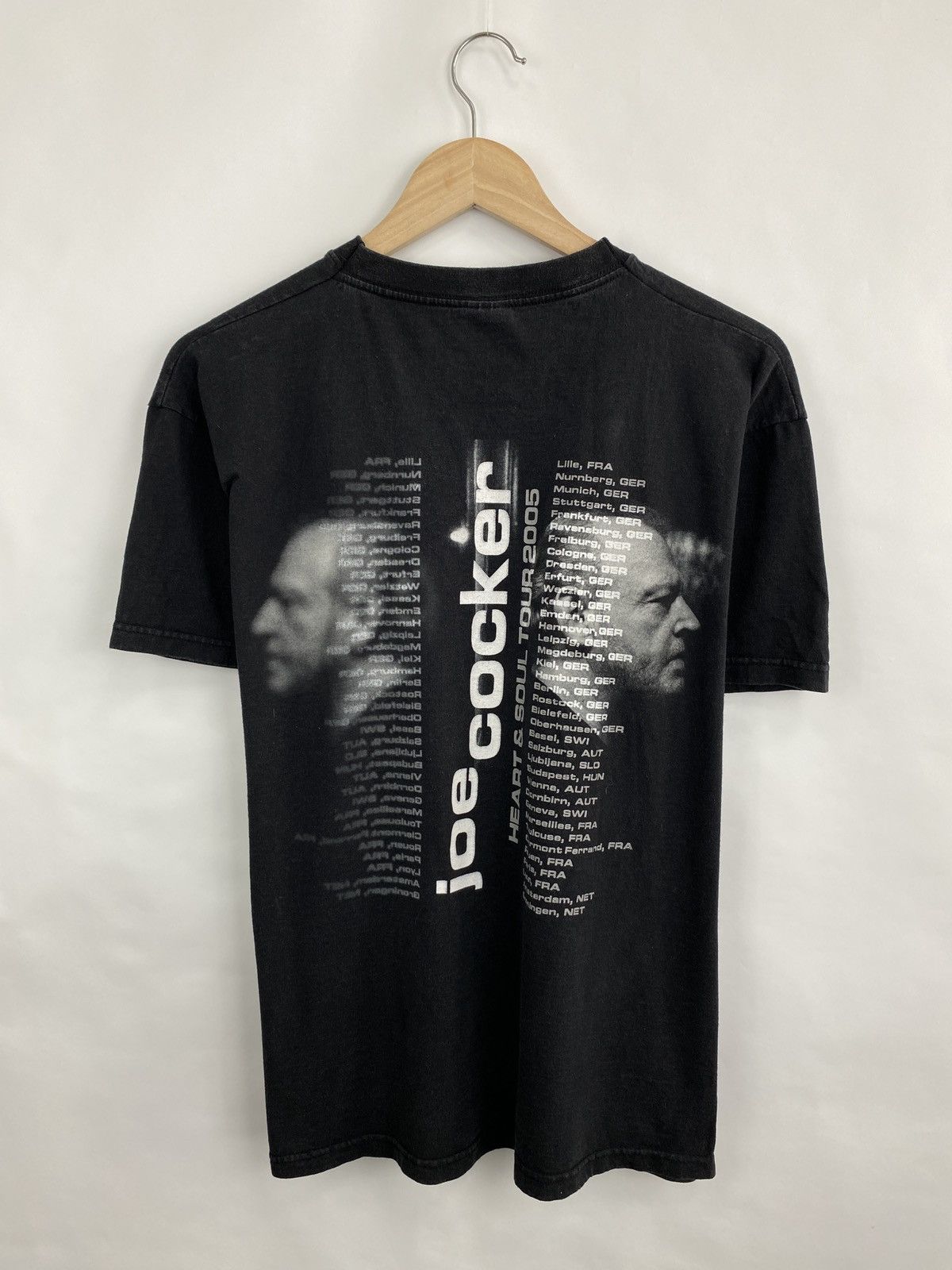 Fruit Of The Loom Vintage Joe Cocker Heart Soul Tour 2005 Band T-Shirt Retro Size US M / EU 48-50 / 2 - 6 Thumbnail