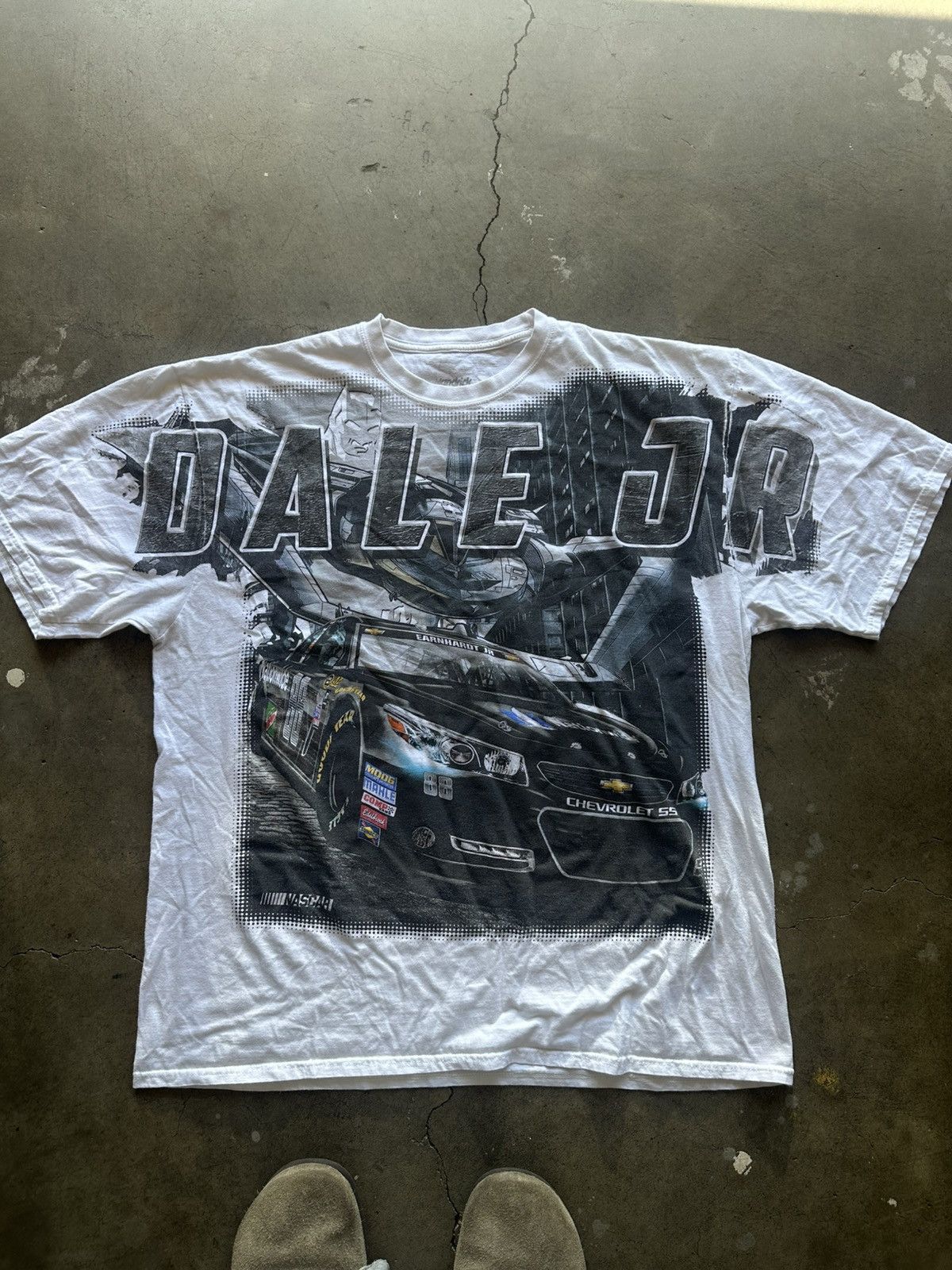 NASCAR × Vintage Dale Earnhardt Jr Batman Vs Superman tee Size US XXL / EU 58 / 5 - 1 Thumbnail