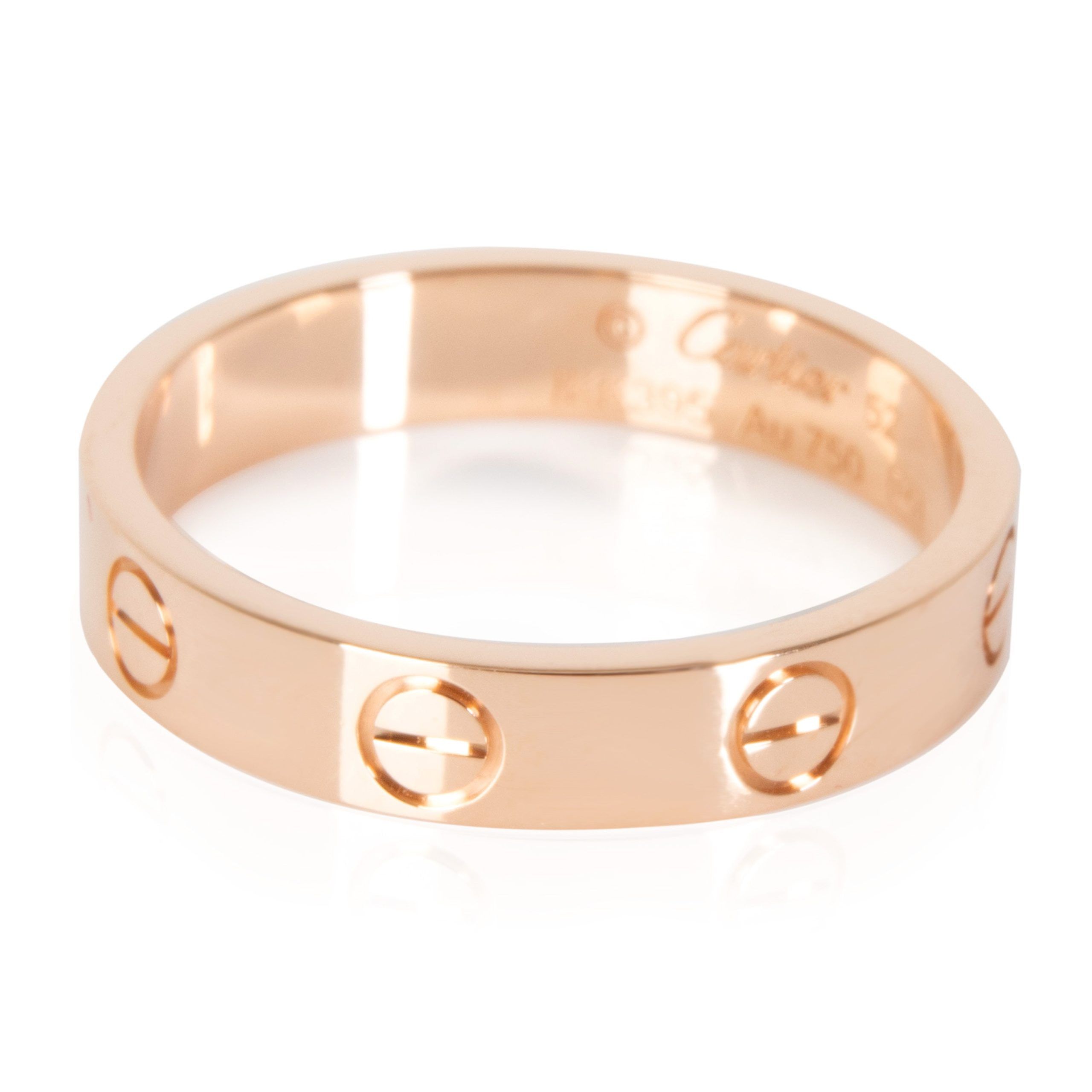 image of Cartier Love Band In 18K Pink Gold, Women's