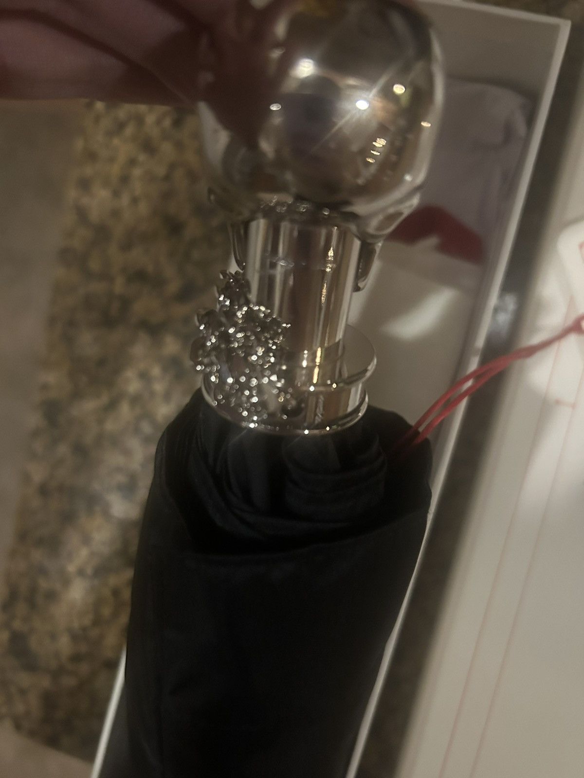 Alexander McQueen Alexander mcqueen silver skull umbrella Size ONE SIZE - 4 Thumbnail