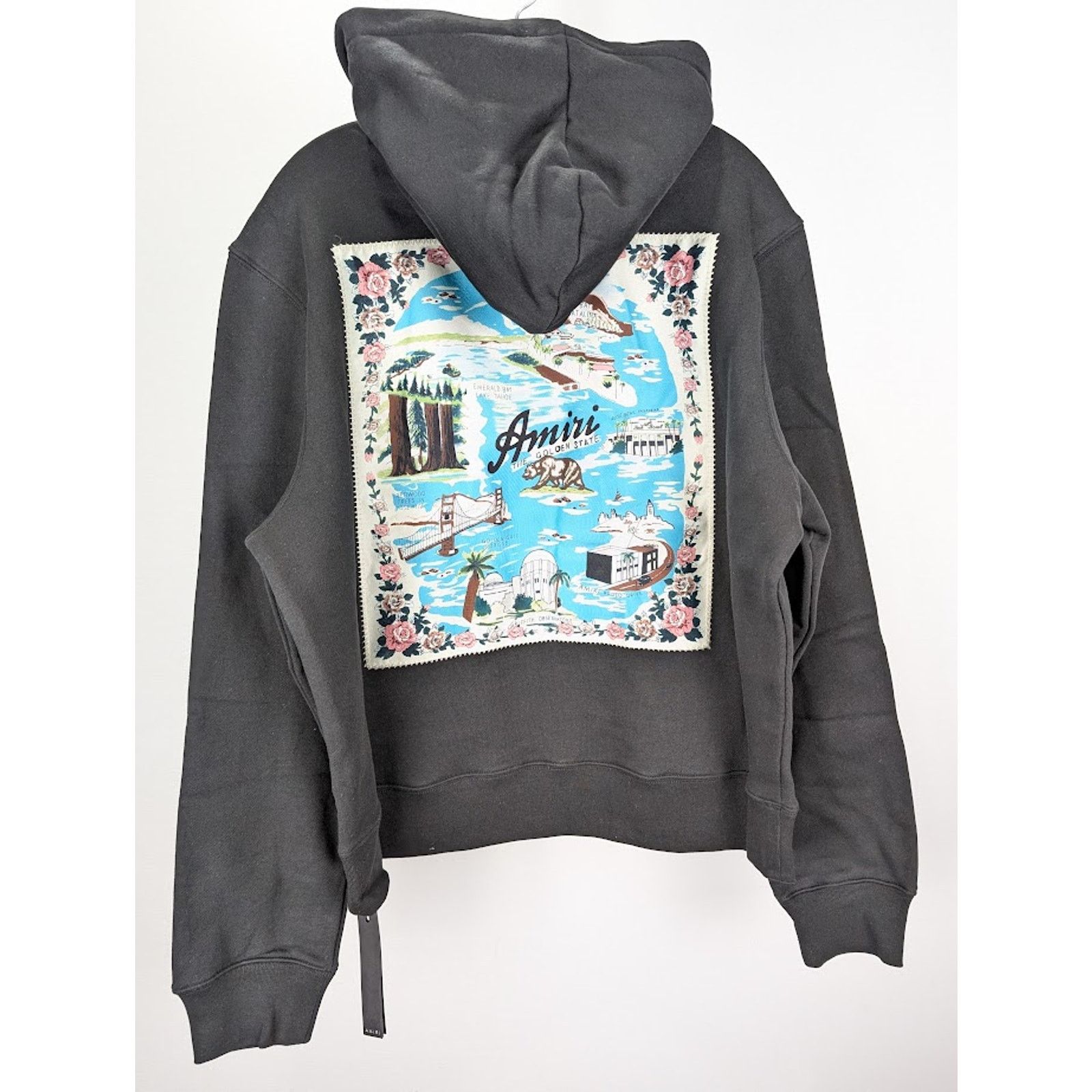 Amiri o1rshd1 California Hawaiian Hoodie in Black 2XL Size US XXL / EU 58 / 5 - 10 Thumbnail
