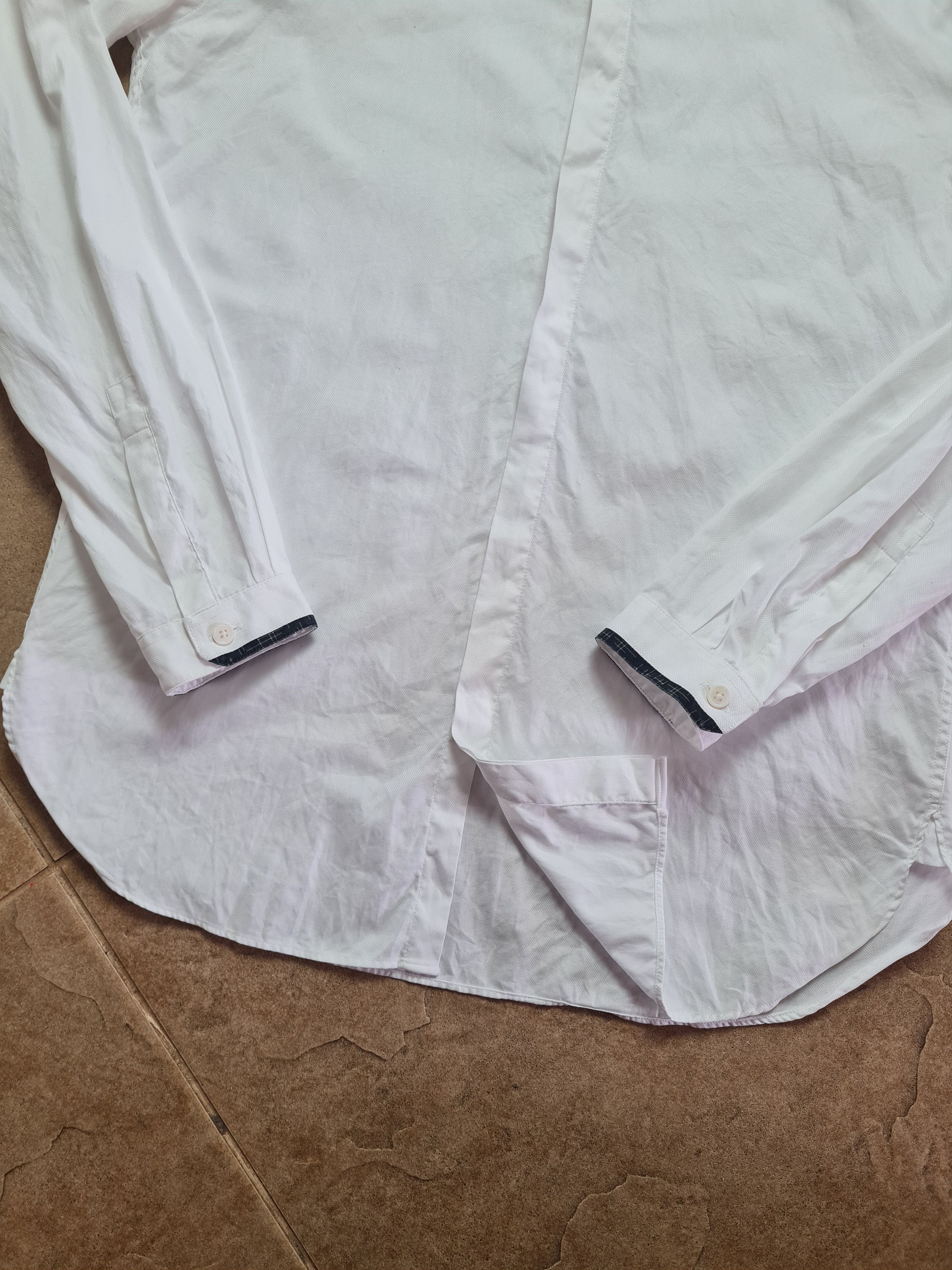 The Kooples Mens White Dress Shirt The Kooples Banded Collar Size L Size US L / EU 52-54 / 3 - 16 Thumbnail