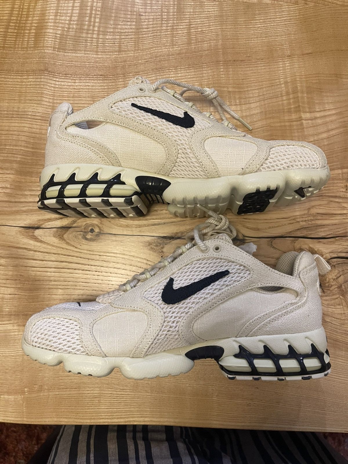 Nike × Stussy Nike air zoom Stussy Spiridon cage 2 fossil | Grailed