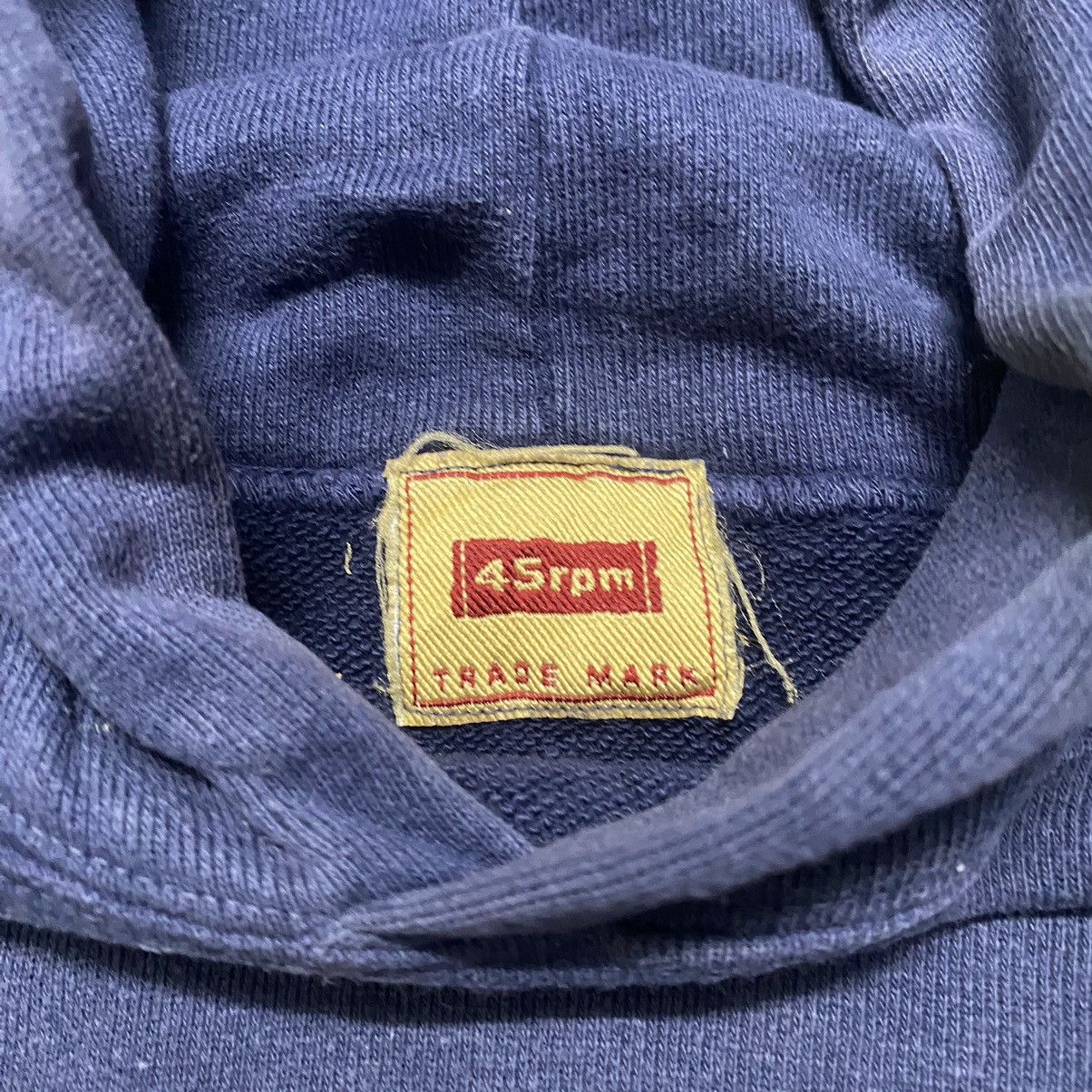 45rpm Vintage 45rpm Hoodie Blue Cafe Size XS / US 0-2 / IT 36-38 - 11 Thumbnail
