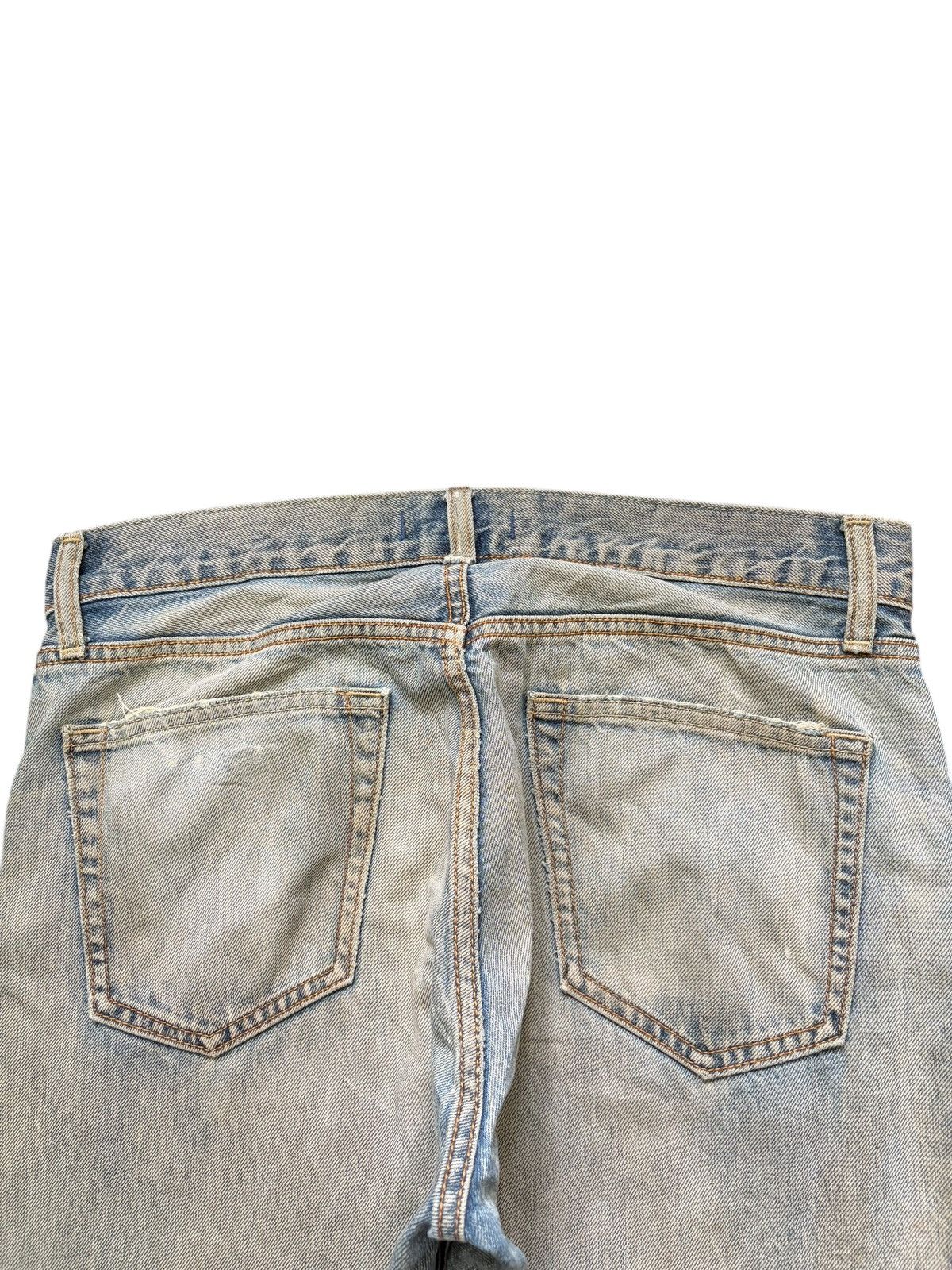 Uniqlo Vintage Uniqlo Selvedge Mud Wash Distressed Jeans Size US 31 - 4 Thumbnail