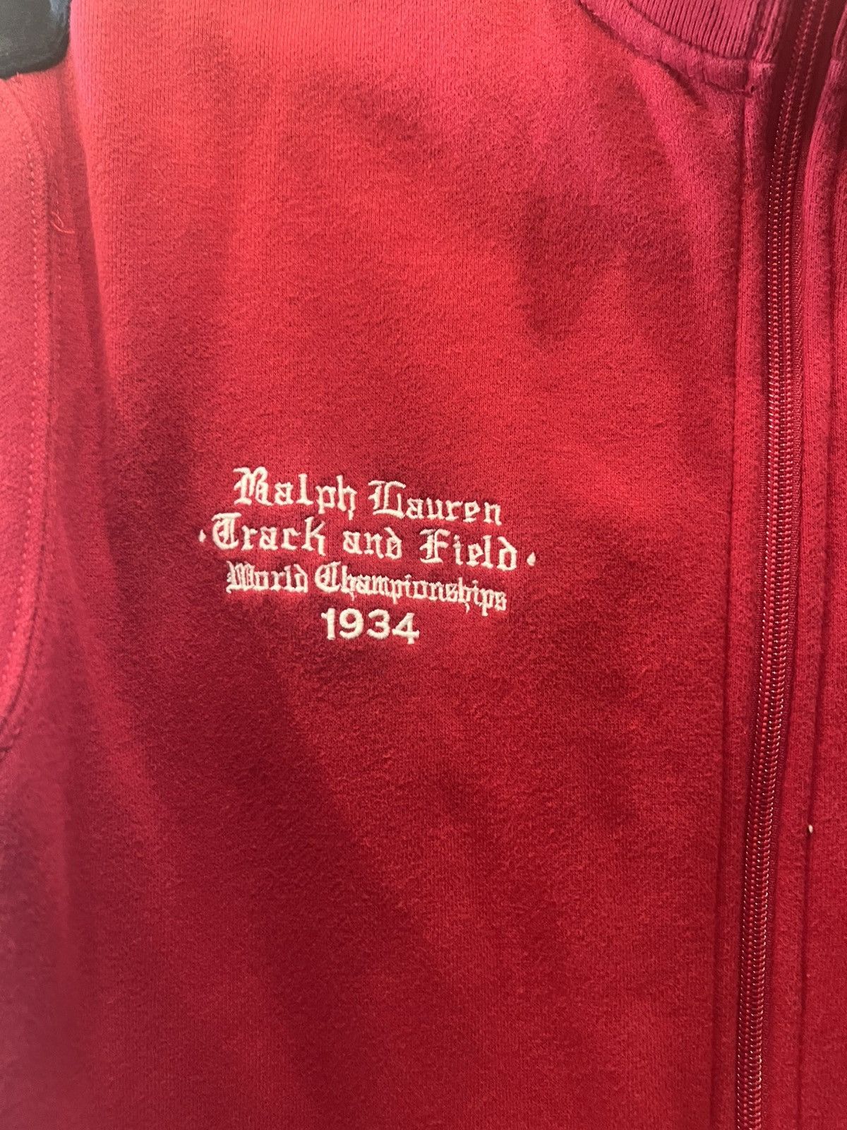 Polo Ralph Lauren × Vintage Vintage Polo Ralph Lauren Track & Field Championship Jacket Size US M / EU 48-50 / 2 - 2 Thumbnail