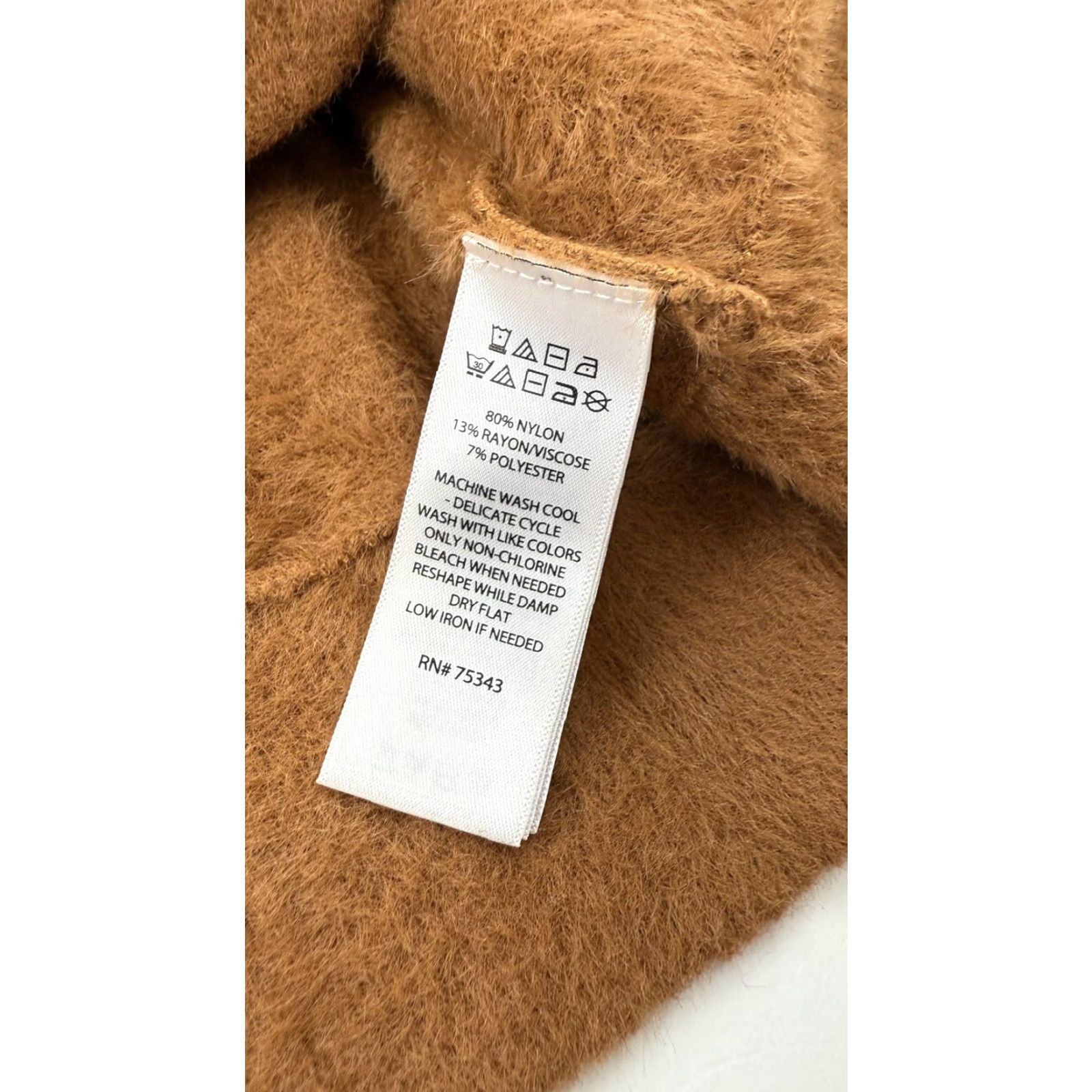 Bailey 44 Bailey 44 Sweater Womens Large Brown Fuzzy Mock Neck Pullover Size L / US 10 / IT 46 - 7 Thumbnail