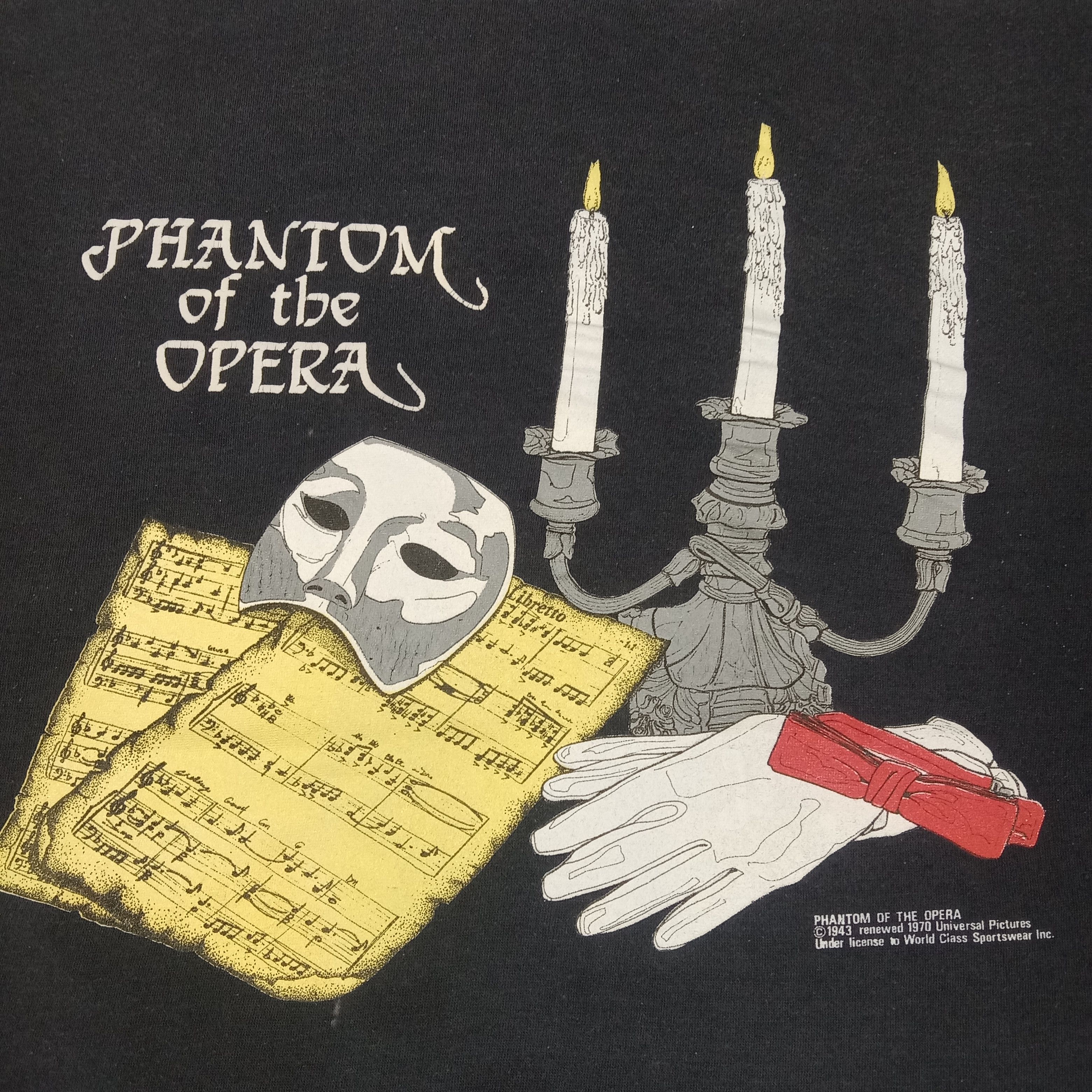 Vintage Phantom Of The Opera Universal Pictures Vintage Tshirt Size US L / EU 52-54 / 3 - 2 Thumbnail