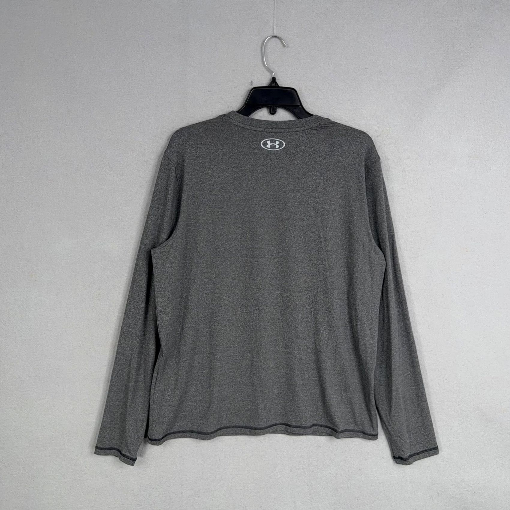 Under Armour Under Armour Shirt Mens Large Gray Denver Athl Club UPF 50 Long Sleeve Sun Shirt Mens Large Gray Athletic UV Protection Gym & Training Women? Size US L / EU 52-54 / 3 - 6 Thumbnail