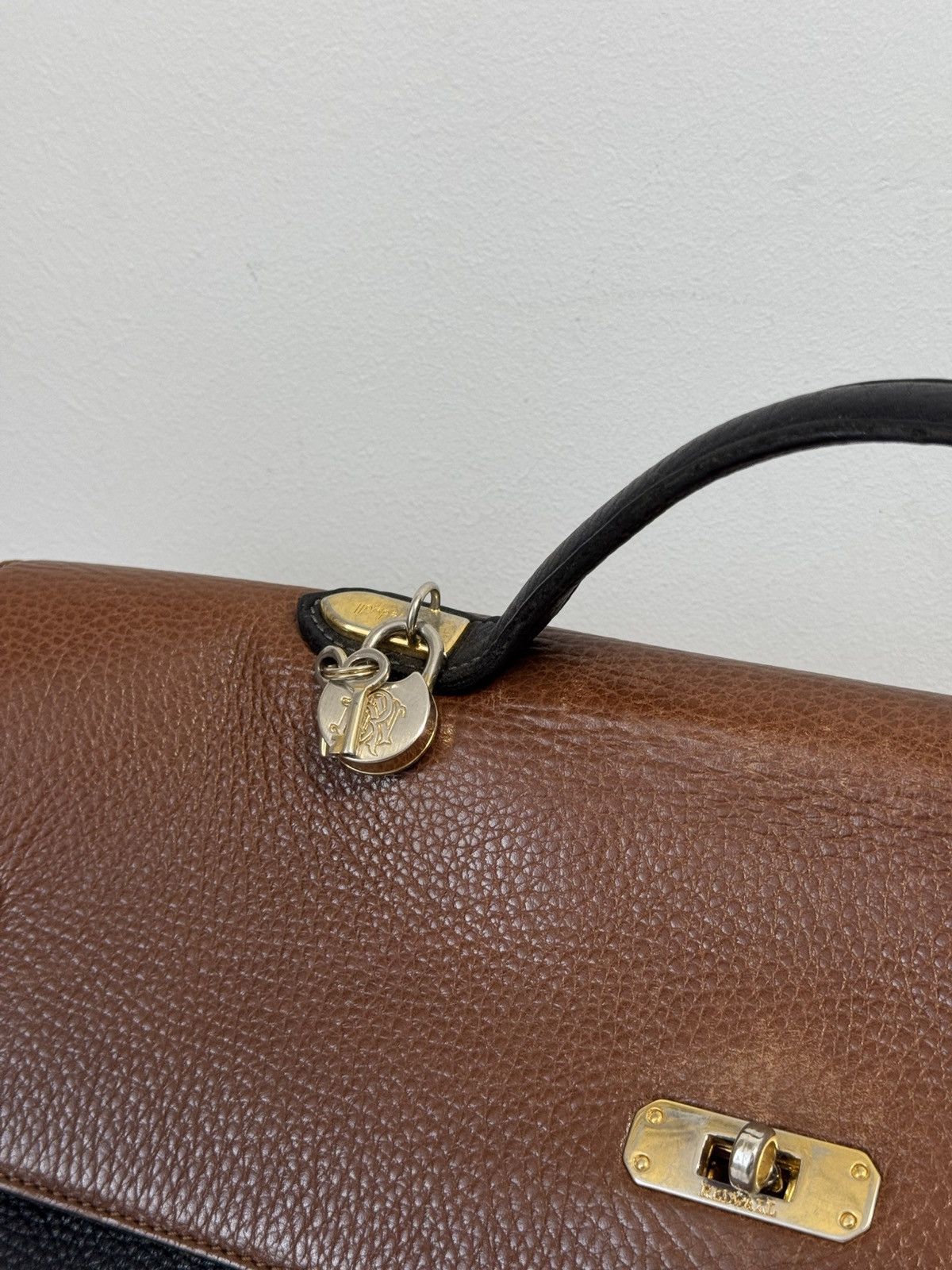 Other REDWALL Bag Foldover Envelope Brown Canvas Leather Cachemire Size ONE SIZE - 3 Thumbnail
