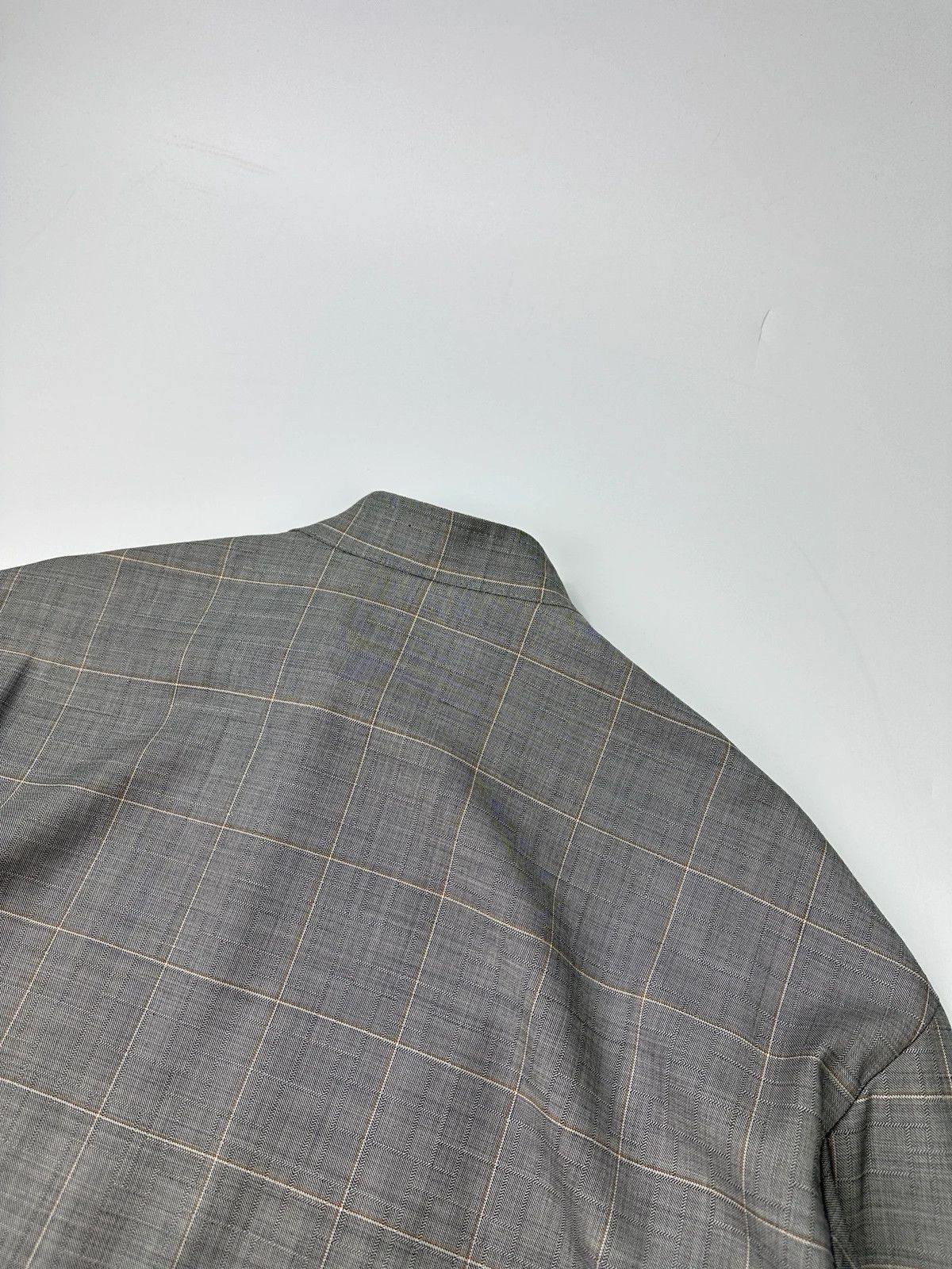 Emporio Armani Emporio Armani SS2020 Grey Wool Light Side Zip Jacket Size US L / EU 52-54 / 3 - 6 Thumbnail