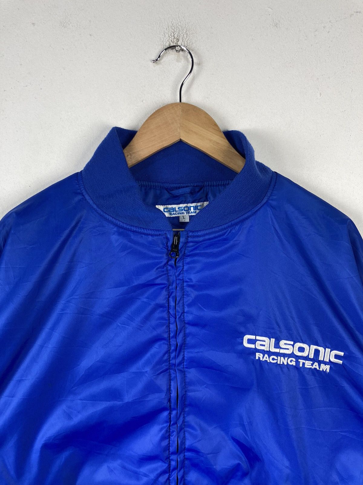 Vintage Vintage 90s Calsonic Racing Team Nissan Nismo Bomber Jacket Size US L / EU 52-54 / 3 - 6 Thumbnail