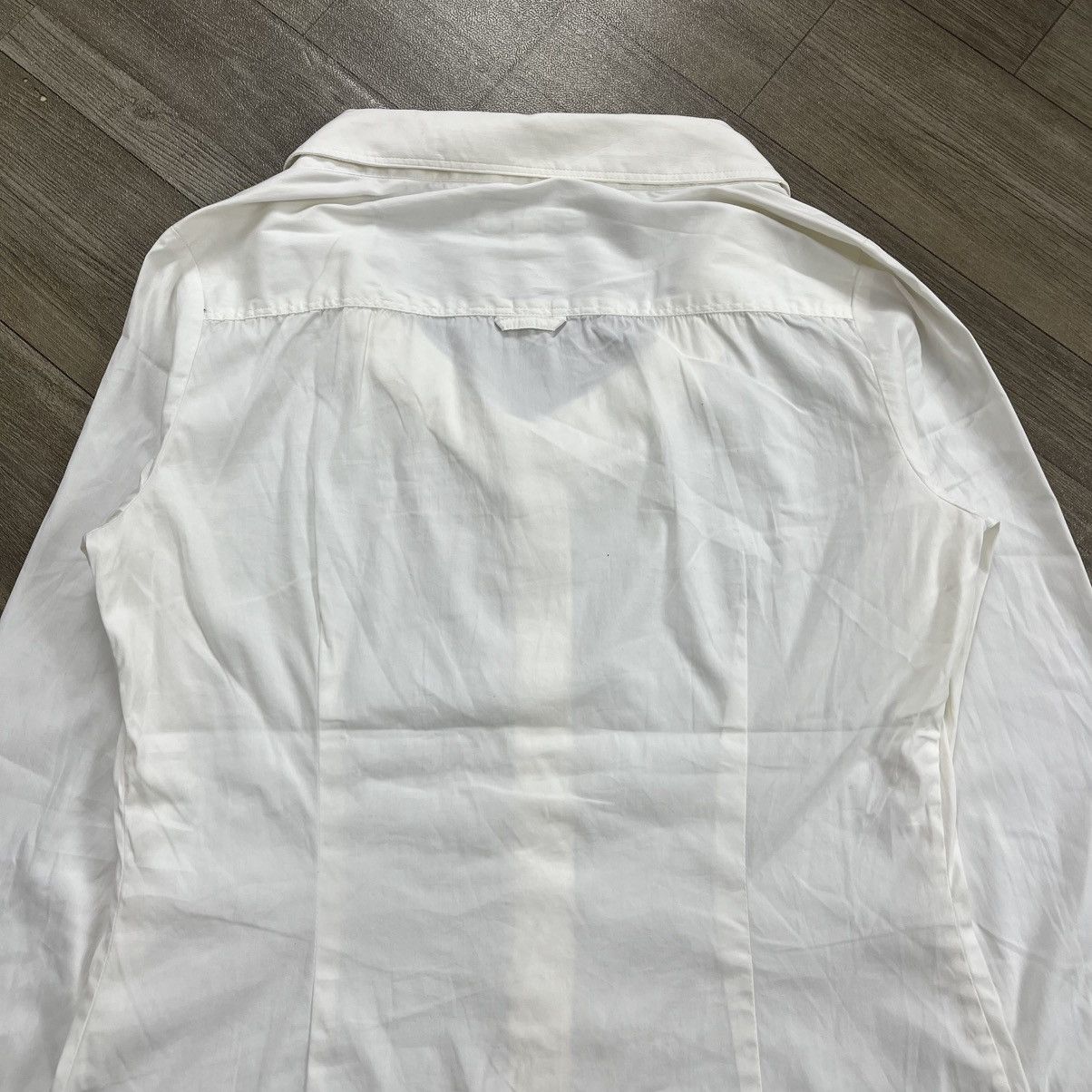 Burberry Burberry London Nova Check White Collared Long Sleeve Shirt Size XS / US 0-2 / IT 36-38 - 15 Thumbnail