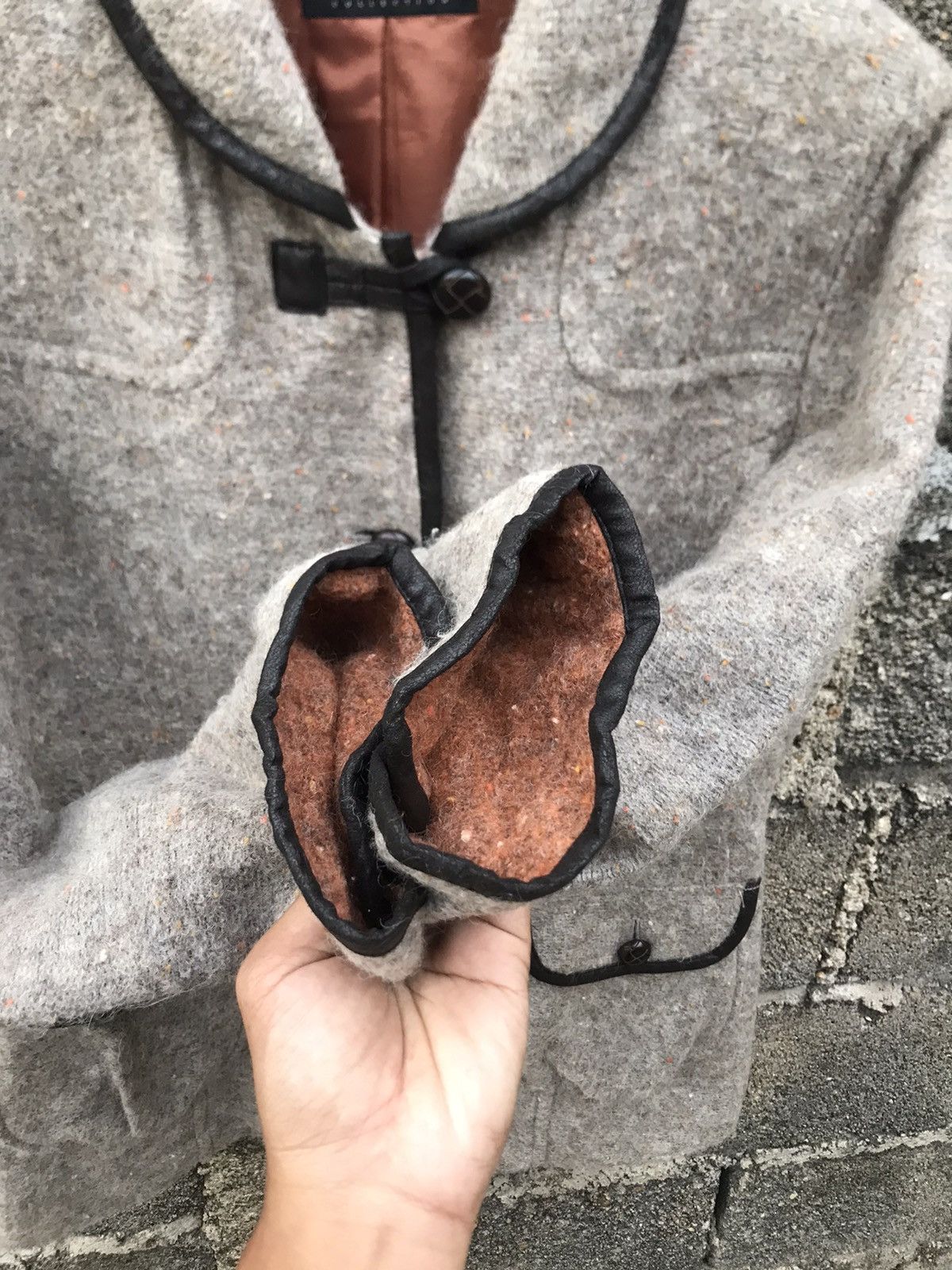 Japanese Brand × Kansai Yamamoto × Vintage ⚡️Vintage Kansai Yamamoto Wool Mohair Button Jacket Size S / US 4 / IT 40 - 7 Thumbnail