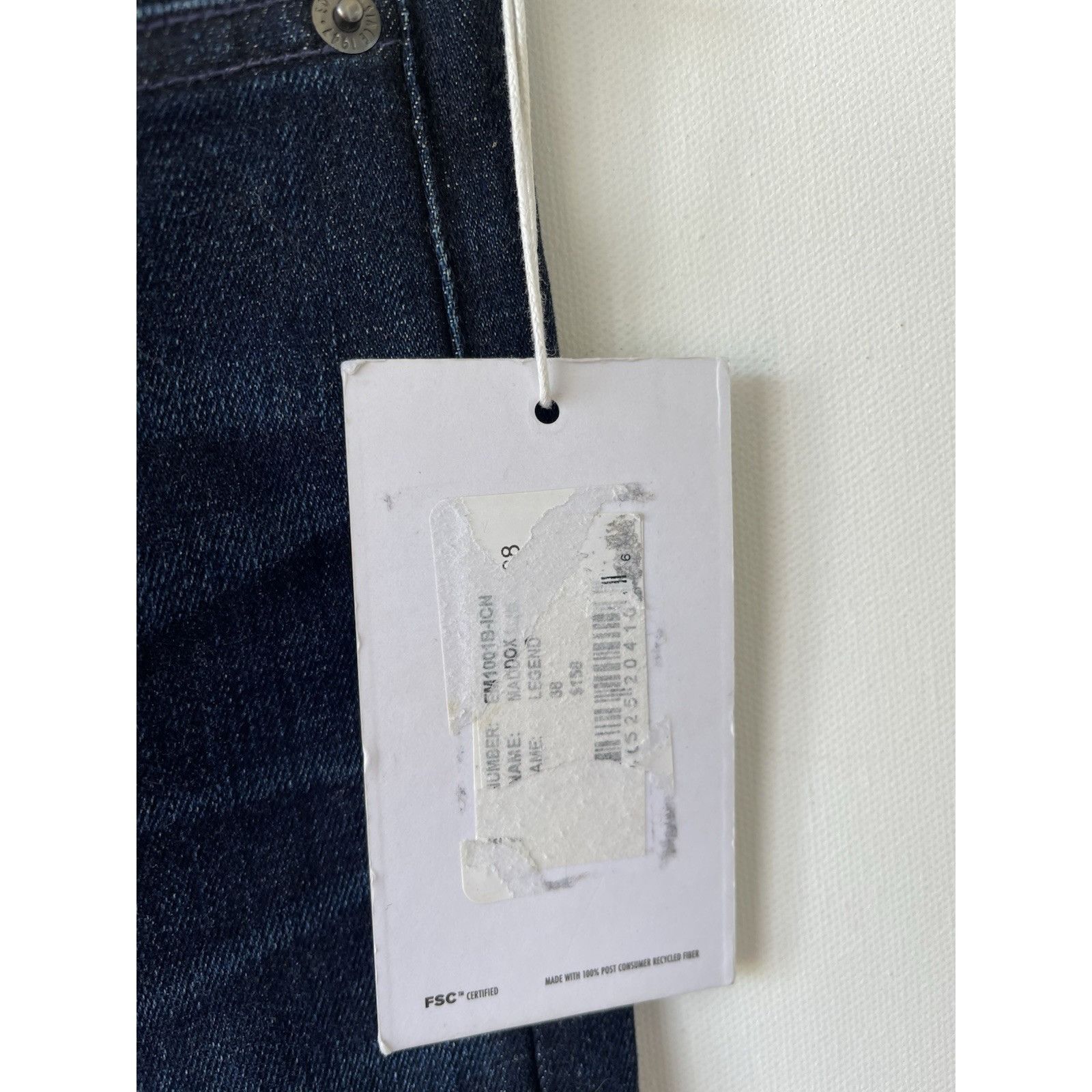 Edwin Edwin Legend Slim Straight Leg Jeans Size 38x31 Dark Wash St Size US 38 / EU 54 - 6 Thumbnail