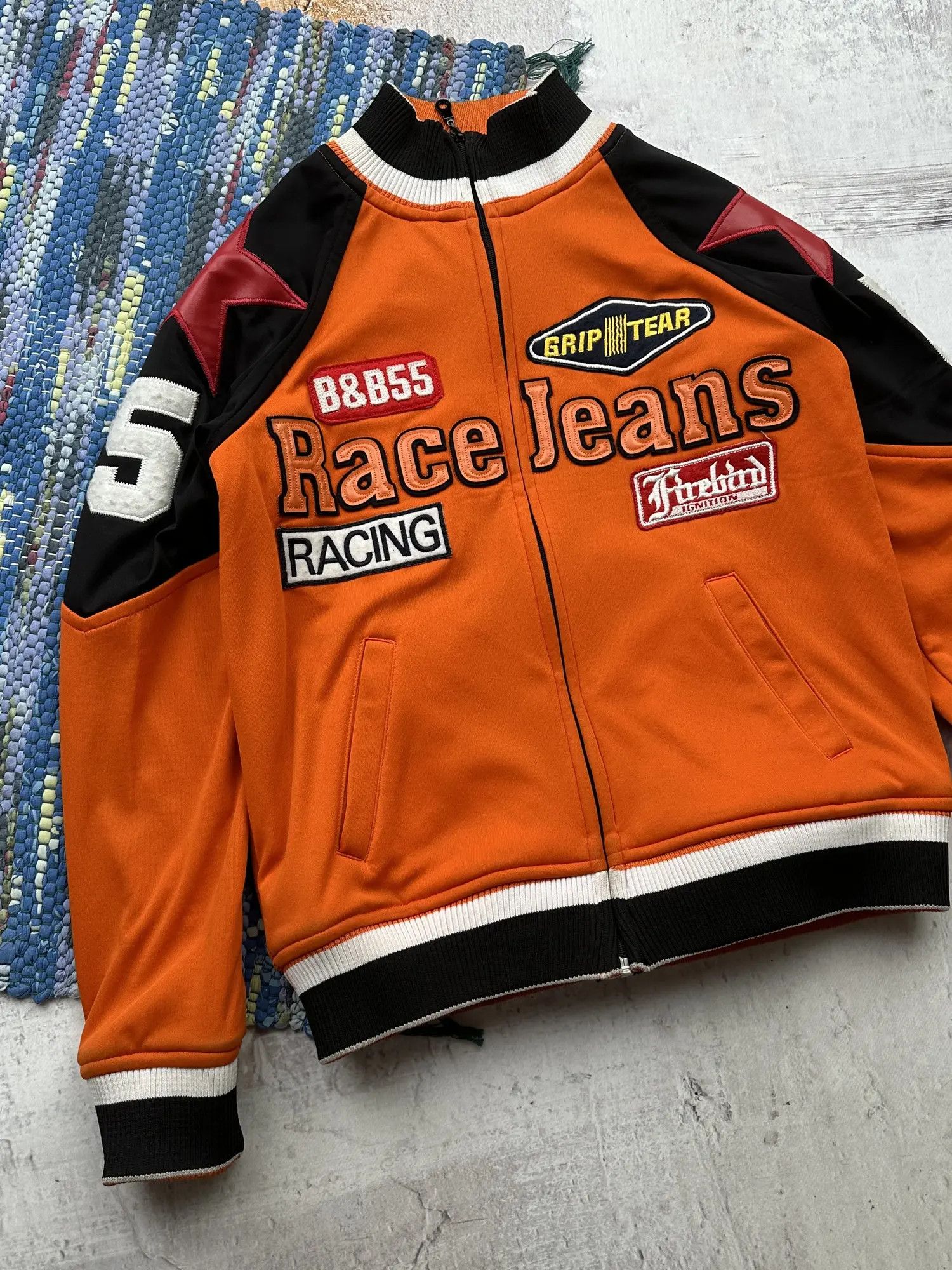 Vintage Vintage Racing Moto Track Top A725(503) Size M / US 6-8 / IT 42-44 - 2 Thumbnail