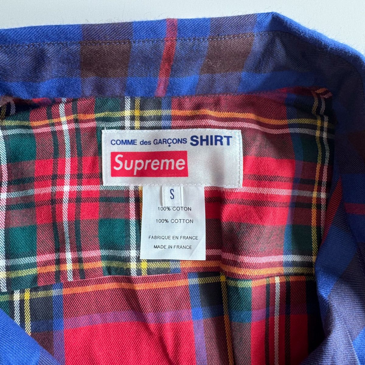 Comme des Garcons SUPREME×COMME DES GARCONS AW2015 BUTTON DOWN SHIRT Size US S / EU 44-46 / 1 - 6 Thumbnail