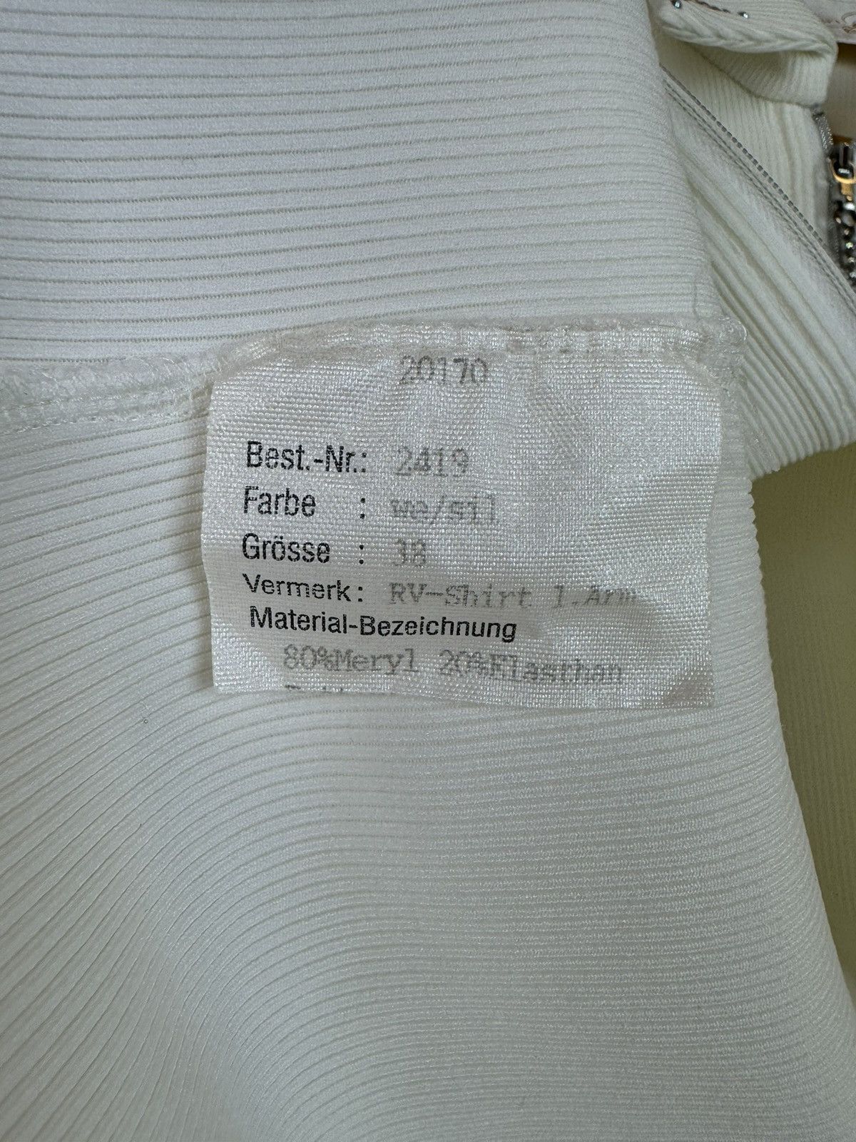 Vintage L&F Creation Swarovski Rib long sleeve Y2K opium Gaultier Size M / US 6-8 / IT 42-44 - 18 Thumbnail