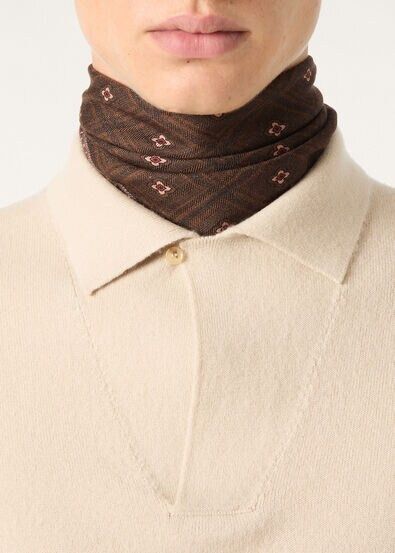 Loro Piana os11x0226 FAQ9447 Sergio Polo Shirt in Toffee Cream Size US XL / EU 56 / 4 - 3 Thumbnail