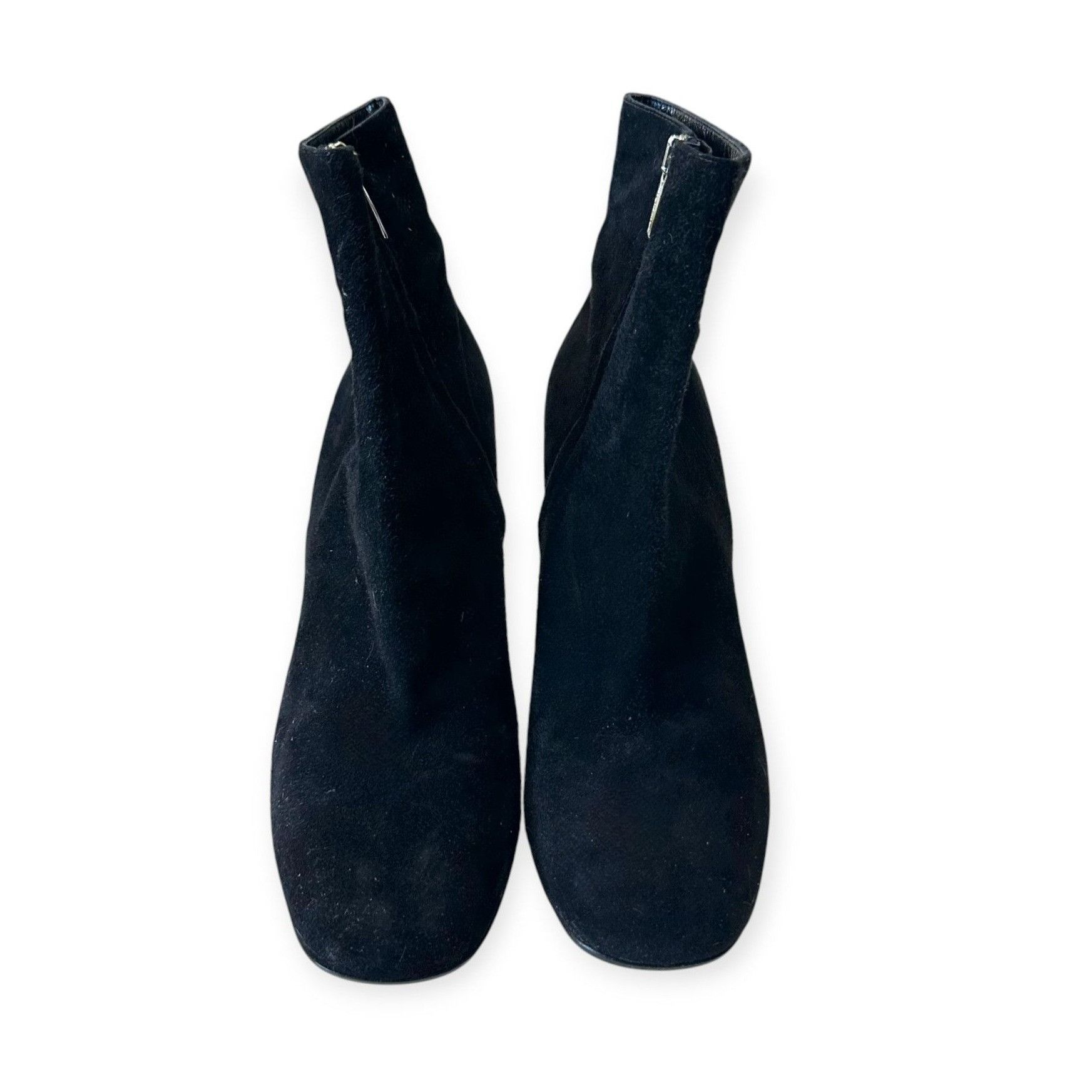 Gianvito Rossi Gianvito Rossi Black Suede Ankle Booties Block Heel EU 38.5 Size US 9 / IT 39 - 3 Thumbnail