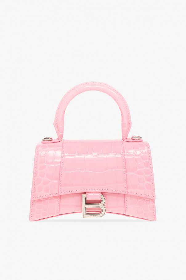 Balenciaga o1mt1gz0325 Size: OS / Hourglass XS Handbag Crocodile Size ONE SIZE - 1 Thumbnail