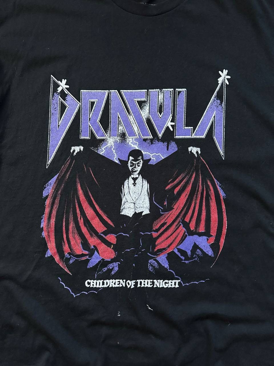 Anime × Vintage Dracula Children Of The Night Men’s Tee Anima Monsters Y2K Size US XL / EU 56 / 4 - 3 Thumbnail