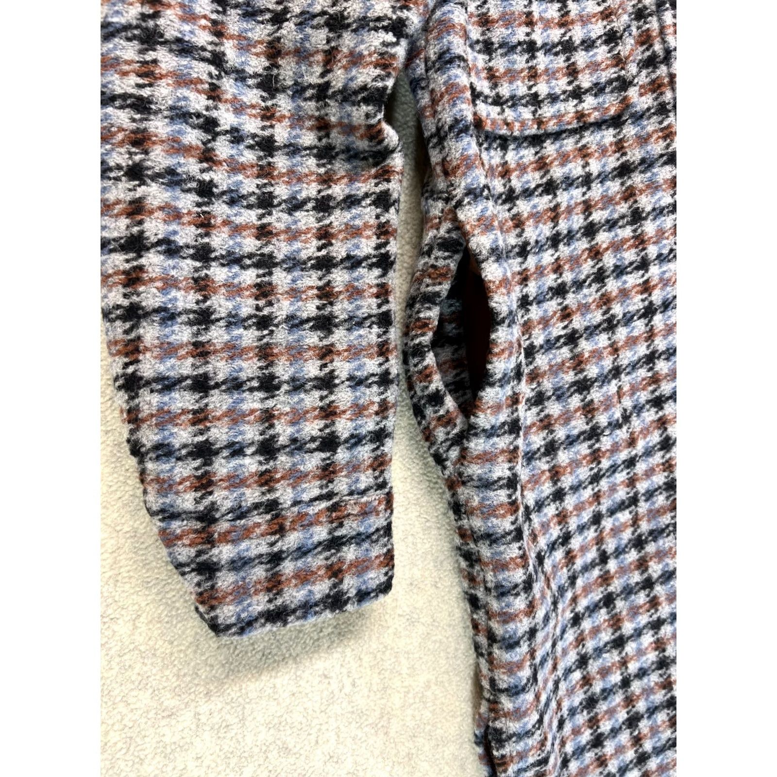 Gap Gap Womens Shacket Multicolor Houndstooth Plaid Lined Shirt Jacket S Size S / US 4 / IT 40 - 5 Thumbnail