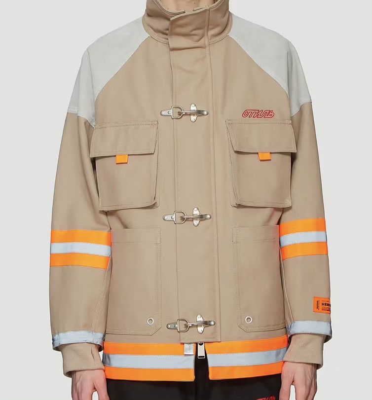 Heron Preston Heron Preston Canvas Fireman Jacket Size US M / EU 48-50 / 2 - 10 Thumbnail