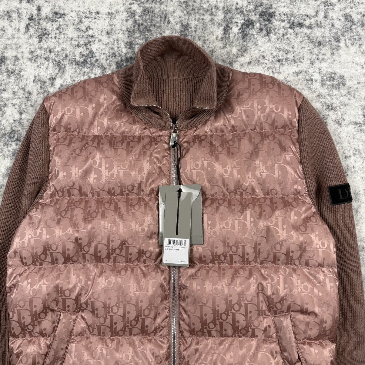 Dior Dior Oblique Knit Down ʼRose’ Jacket Size US S / EU 44-46 / 1 - 2 Thumbnail