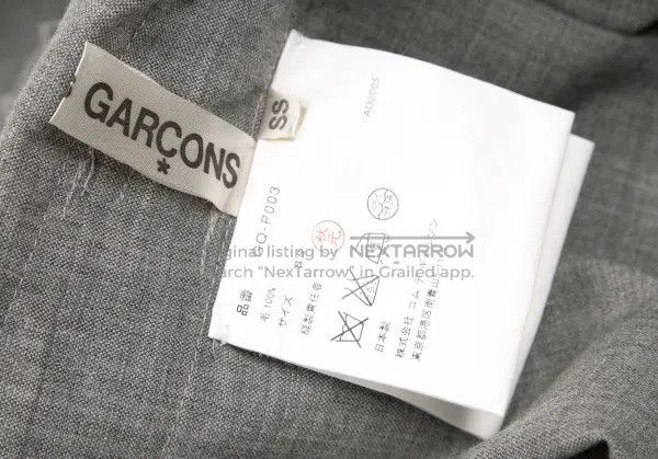 Comme des Garcons Comme Des Garcons size XS Grey Vintage Design Pants Size 25" / US 0 / IT 36 - 9 Thumbnail
