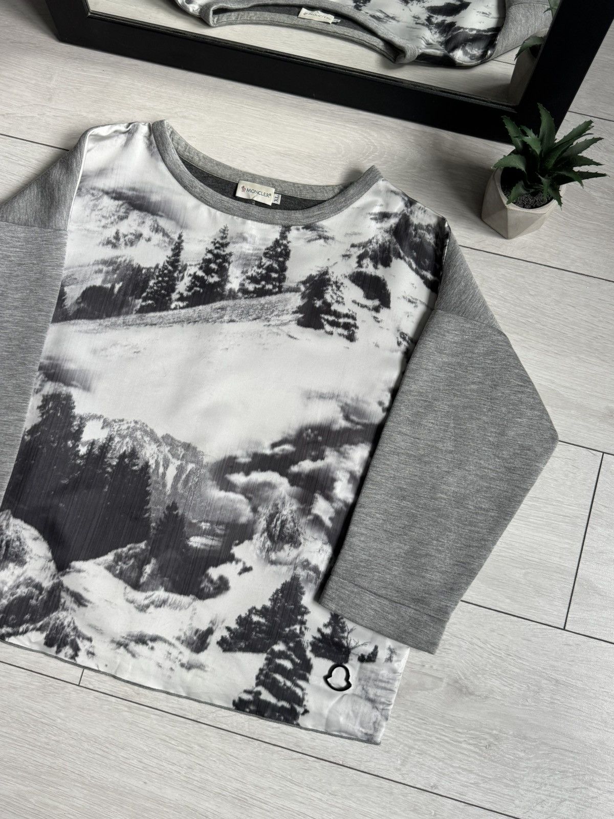 Moncler Moncler Maglia Girocollo Snow Mountain Sweatshirt Size XL / US 12-14 / IT 48-50 - 3 Thumbnail