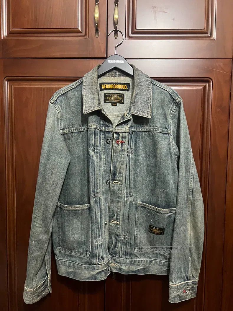 Neighborhood Neighborhood Denim Jacket Size US L / EU 52-54 / 3 - 1 Thumbnail