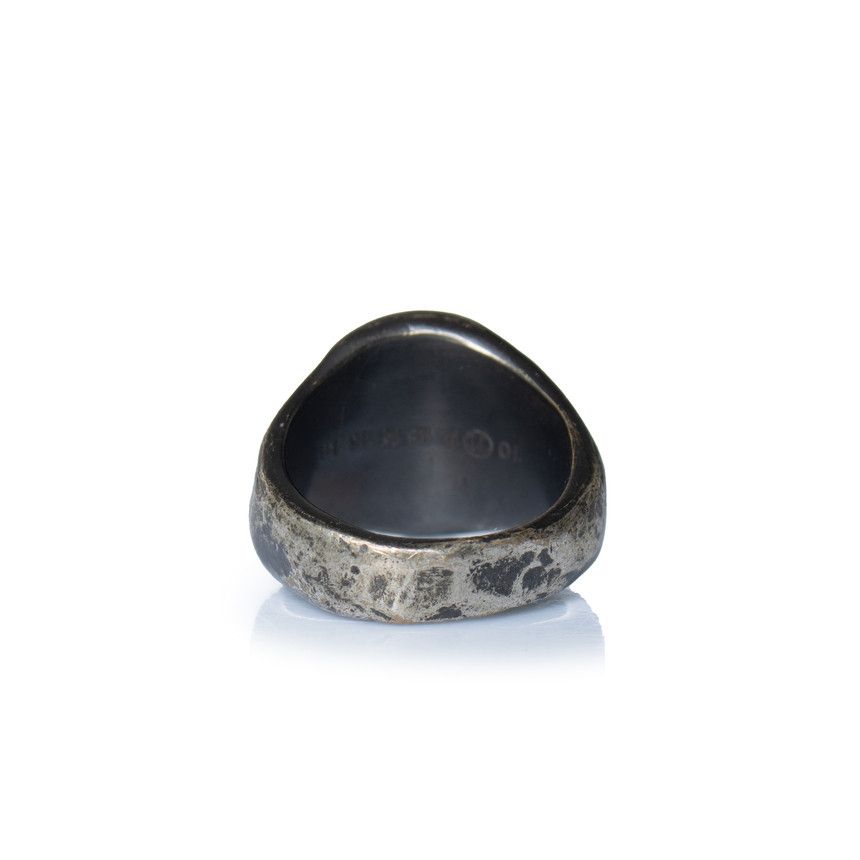 Maison Margiela Maison Margiela, Hematite look ring Size ONE SIZE - 4 Thumbnail