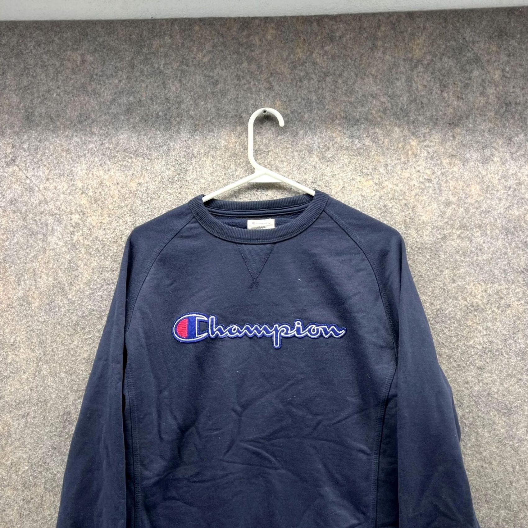 Champion Champion Sweater Men Medium Adult Blue Navy Pullover Fleece Crewneck Embroidered Logo Size US M / EU 48-50 / 2 - 5 Thumbnail