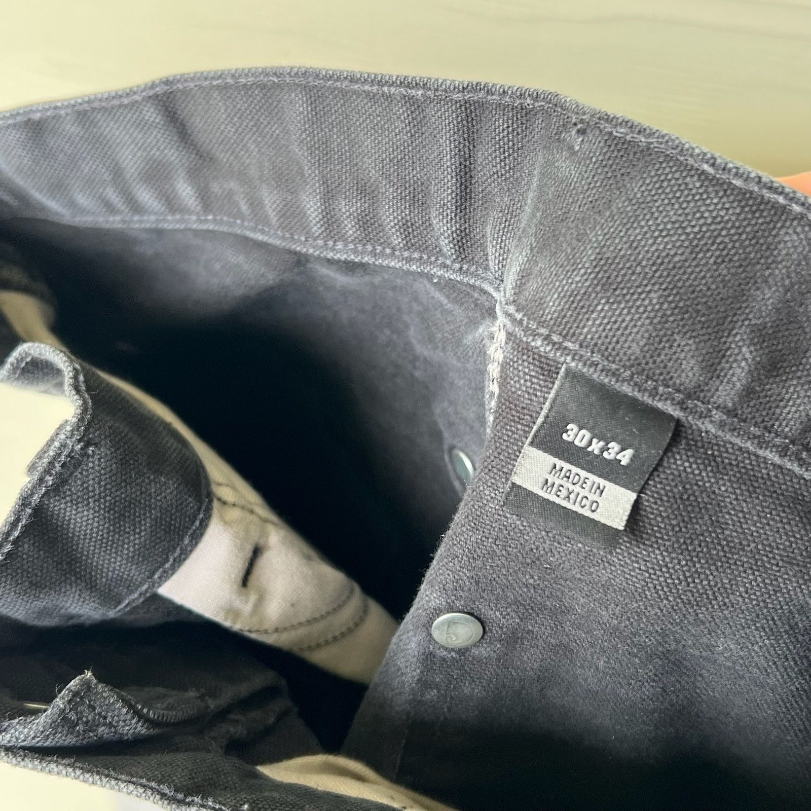 Carhartt × Vintage Carhartt black double knee work wear carpenter pants Size US 27 - 7 Thumbnail