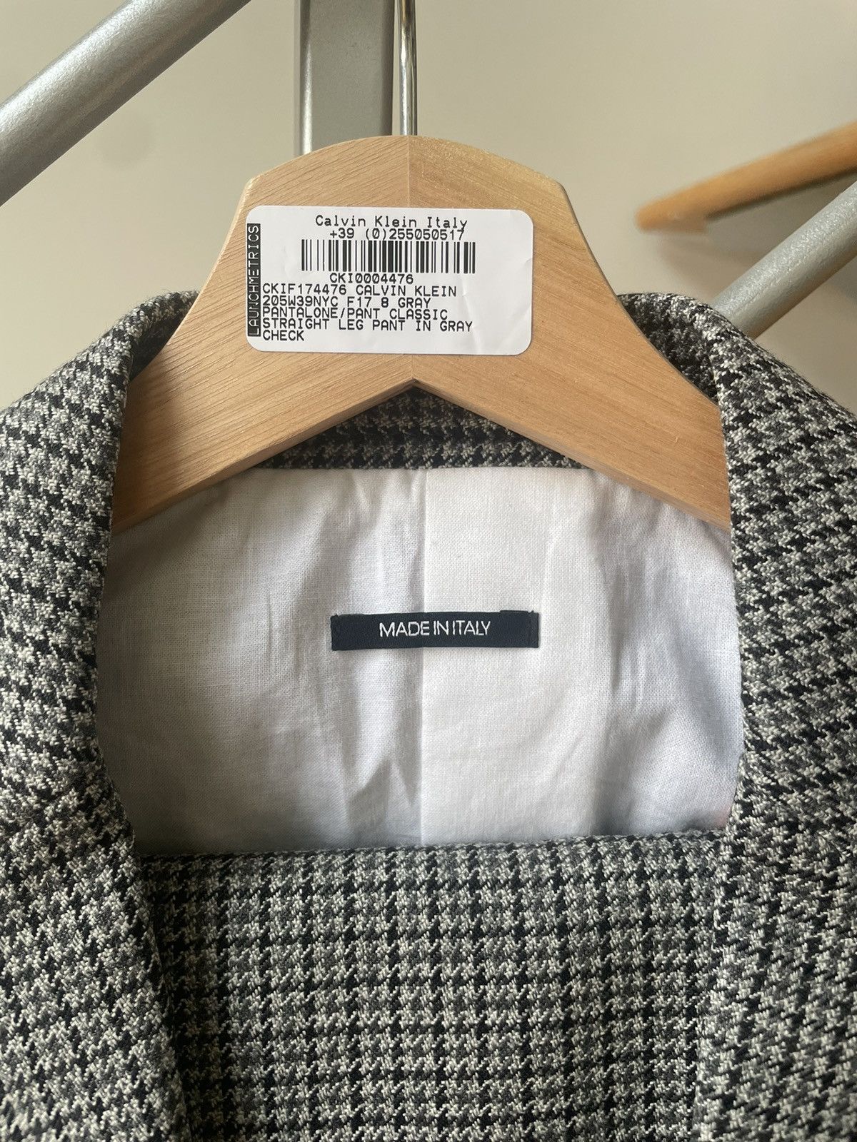 Calvin Klein × Calvin Klein 205W39NYC × Raf Simons FW17 Runway Sample - Look 8 Wool Suit Size 46R - 3 Thumbnail