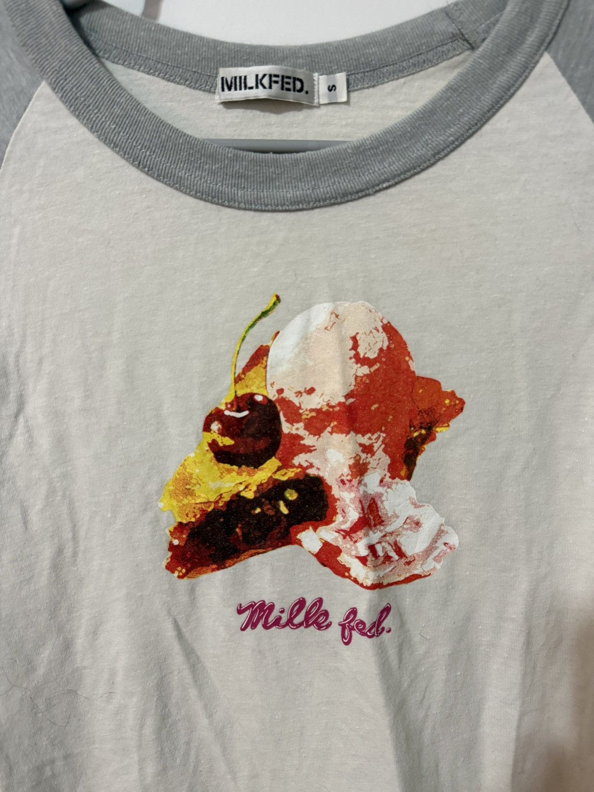 MILKFED Milk Fed Japan raglan tee Size S / US 4 / IT 40 - 2 Thumbnail