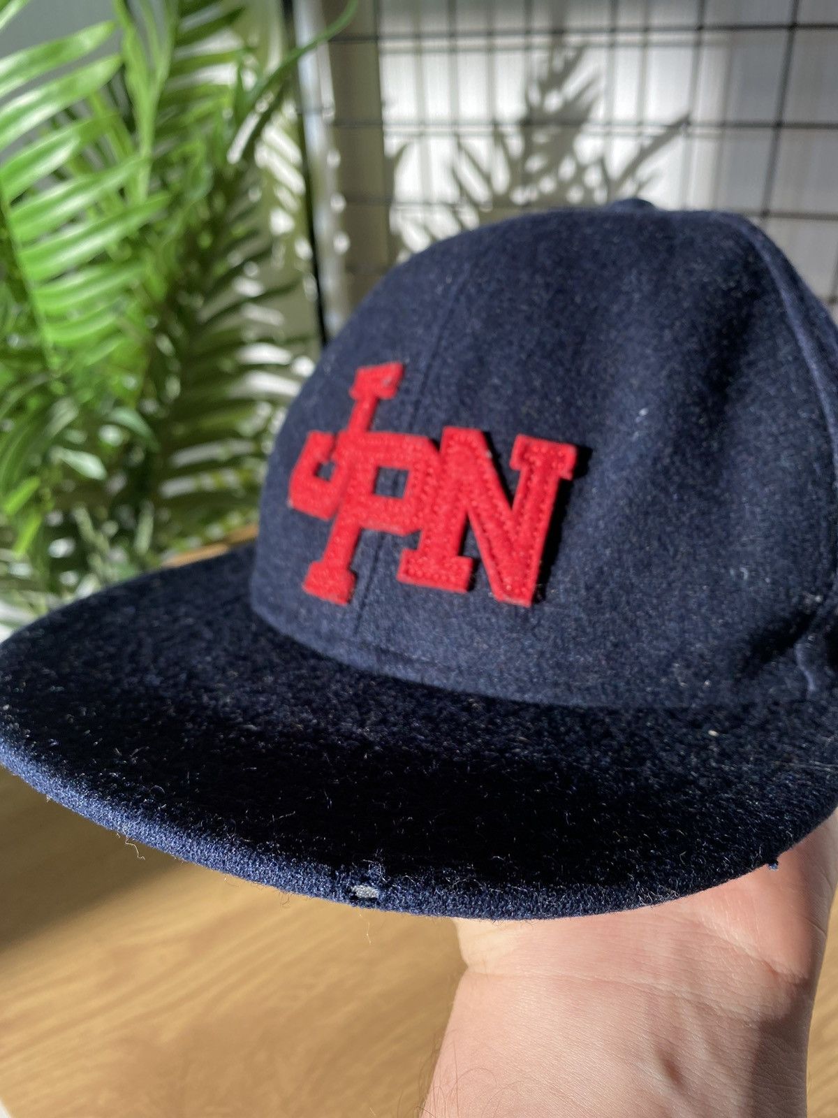 Superdry × Vintage SuperDry Japan Wool Hat “JPN” OS Unisex Men’s Navy Blue Size ONE SIZE - 2 Thumbnail