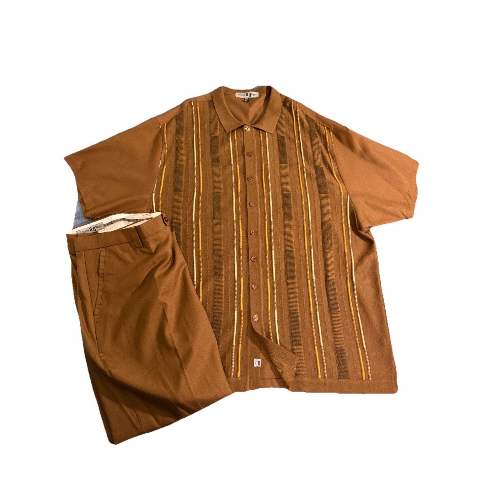 Other Michael Irvin Playmaker Mens 5XL, 46/30 2pc Shirt& Pants Set Size US XXL / EU 58 / 5 - 1 Thumbnail