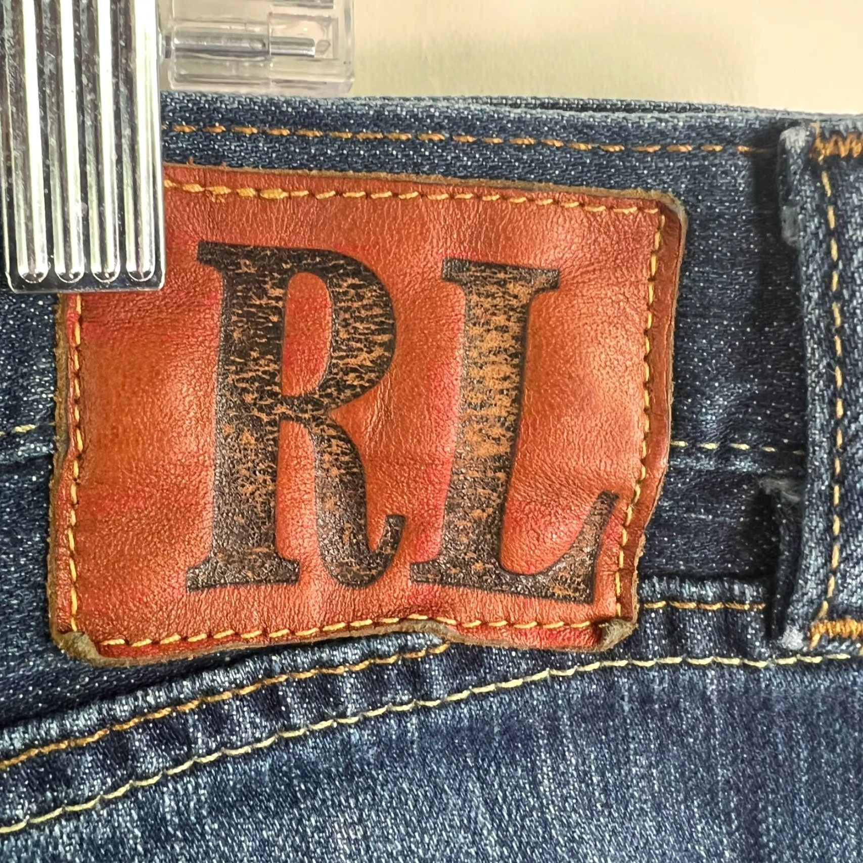Ralph Lauren Ralph Lauren Jeans - Original Fit Straight Leg - Size 40 X 30 - Blue Denim - 5-Pocket - Regular Rise - Mens Size US 40 / EU 56 - 6 Thumbnail