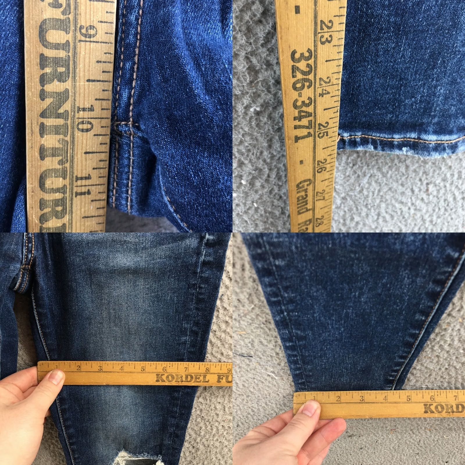 American Eagle Outfitters American Eagle Outfitters Jegging Jeans Women 2S 27x25.5 Blue Denim Distressed Regular Waist 27 Inseam 25.5 Cotton Blend Denim Size 26" / US 2 / IT 38 - 8 Thumbnail