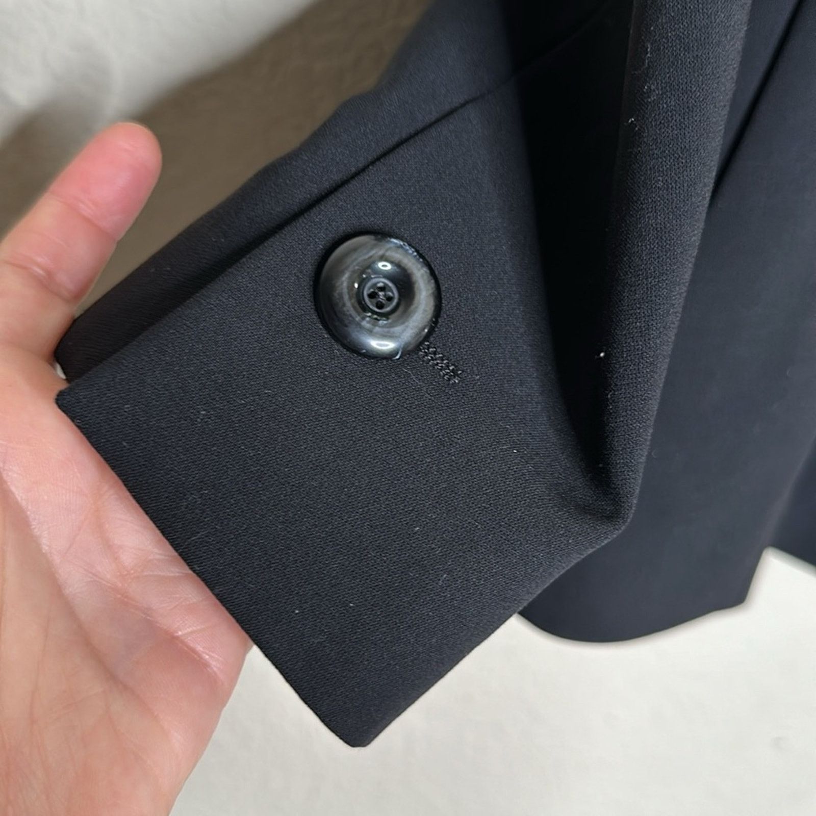 Armani Collezioni VTG Armani Collezioni 100% Wool Tuxedo Pant Suit Black Sz 8 Size M / US 6-8 / IT 42-44 - 12 Thumbnail