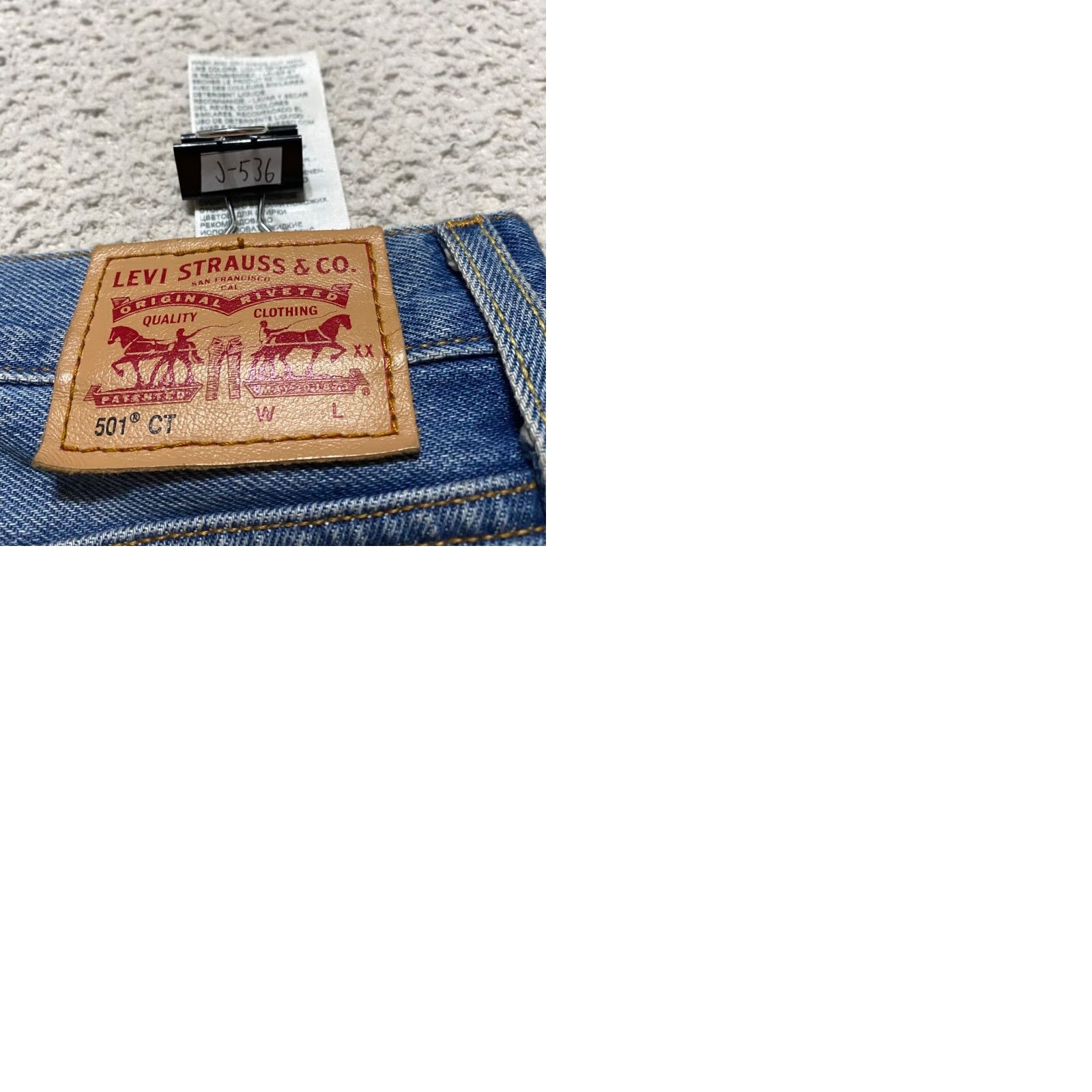 Levi's Levi's 501 Mens Jeans 29x32 Blue Denim Straight Medium Wash Distress Classic Fit Size US 30 / EU 46 - 9 Thumbnail
