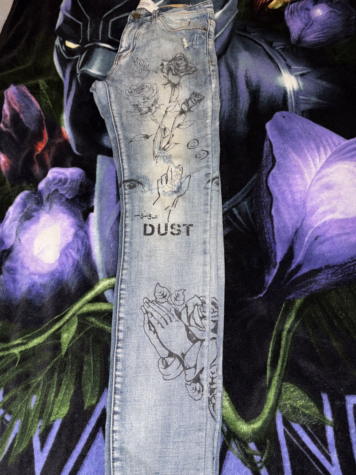Profound Aesthetic Profound Aesthetic Stonewash Denim Jeans Size US 30 / EU 46 - 5 Thumbnail