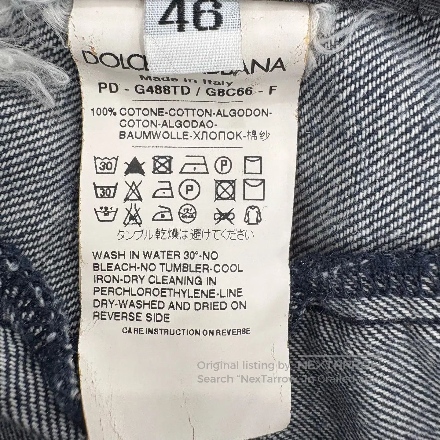 Dolce & Gabbana Dolce Gabbana Iron-plated cowboy jeans Size US 30 / EU 46 - 4 Thumbnail