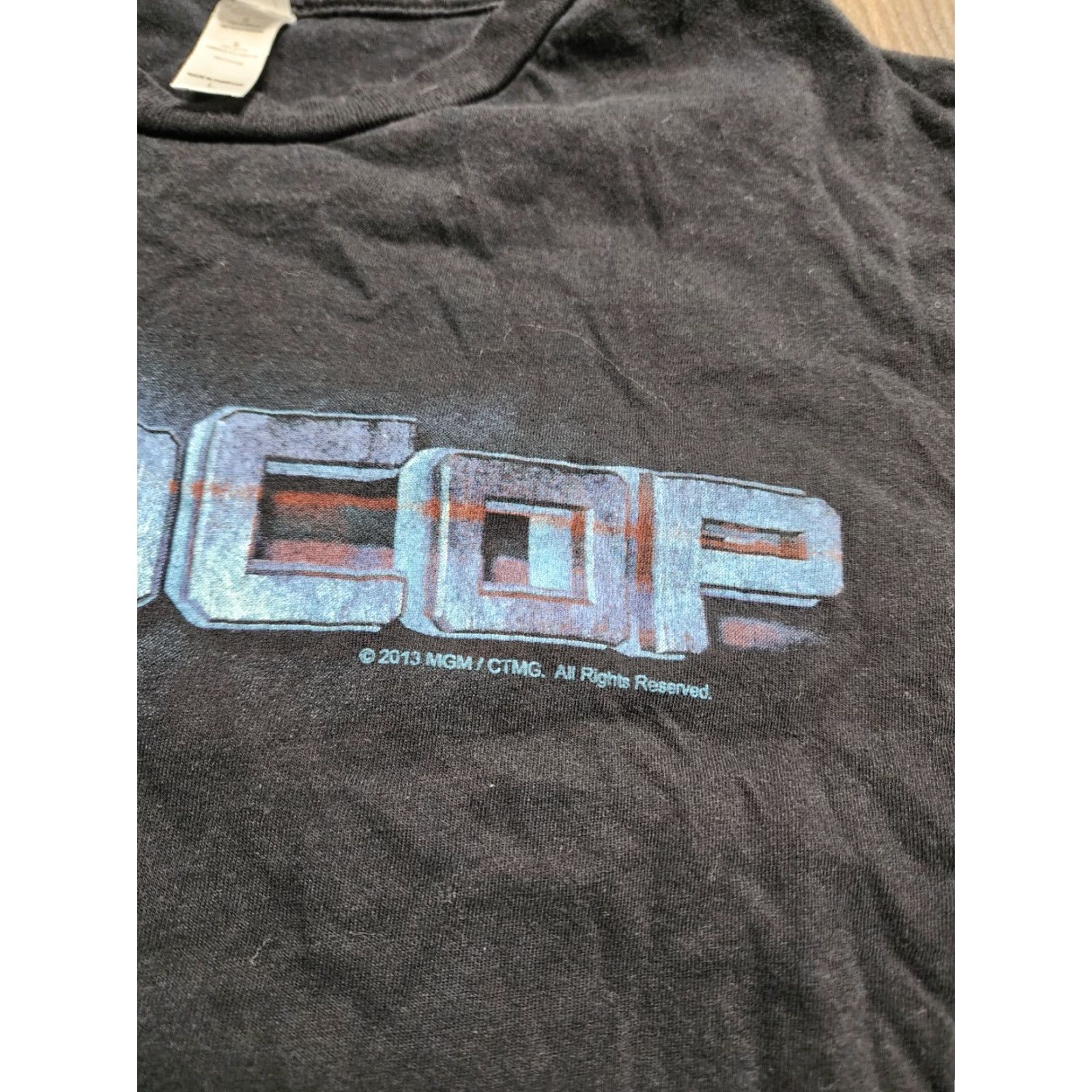 Vintage VINTAGE Robocop Movie Promo T-Shirt Men Large Black Cotton Sci-Fi 2010s Officially Licensed Size US L / EU 52-54 / 3 - 4 Thumbnail