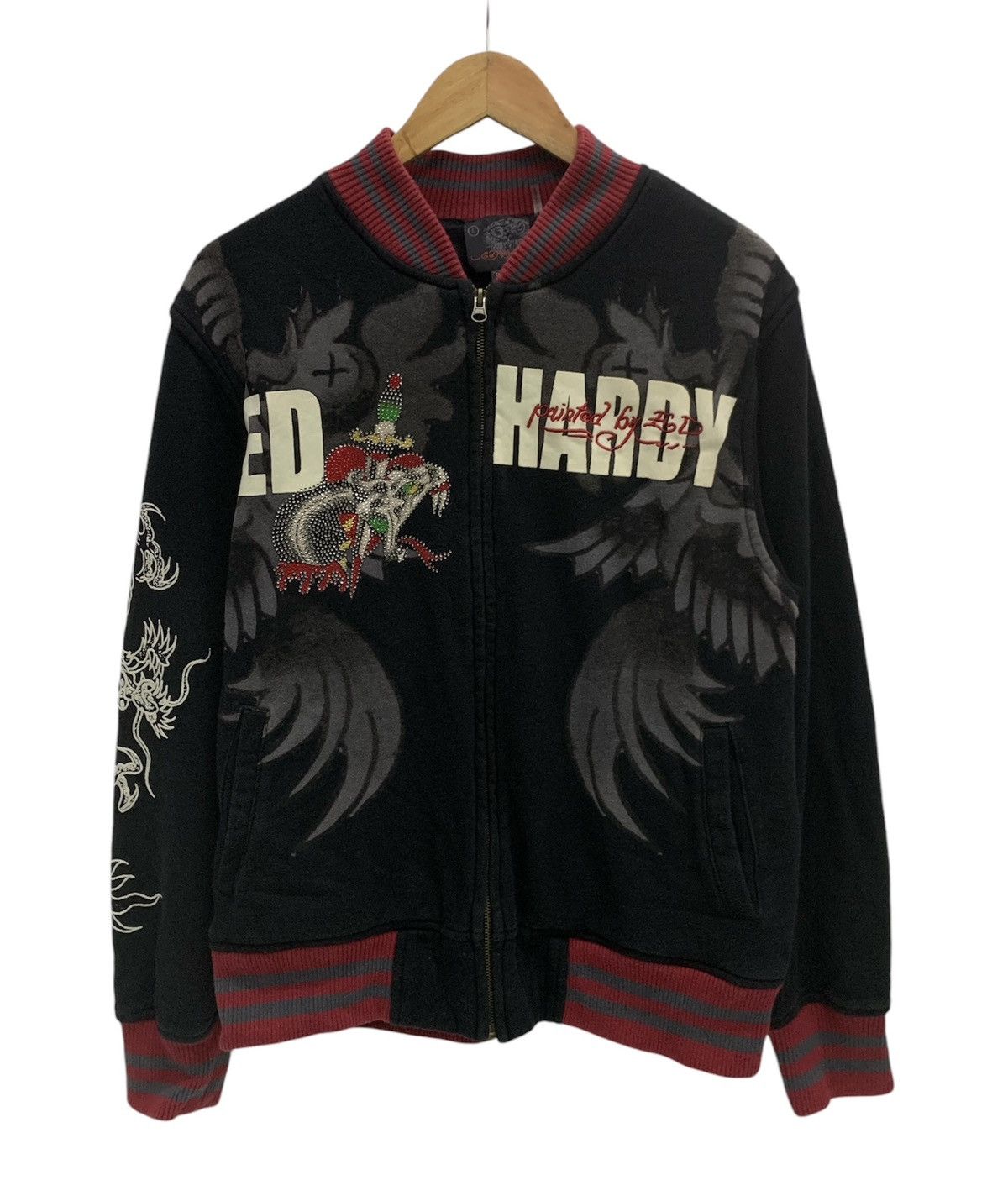 Ed Hardy Ed Hardy Tattooing by Christian Audigier Sweater Size US L / EU 52-54 / 3 - 2 Thumbnail