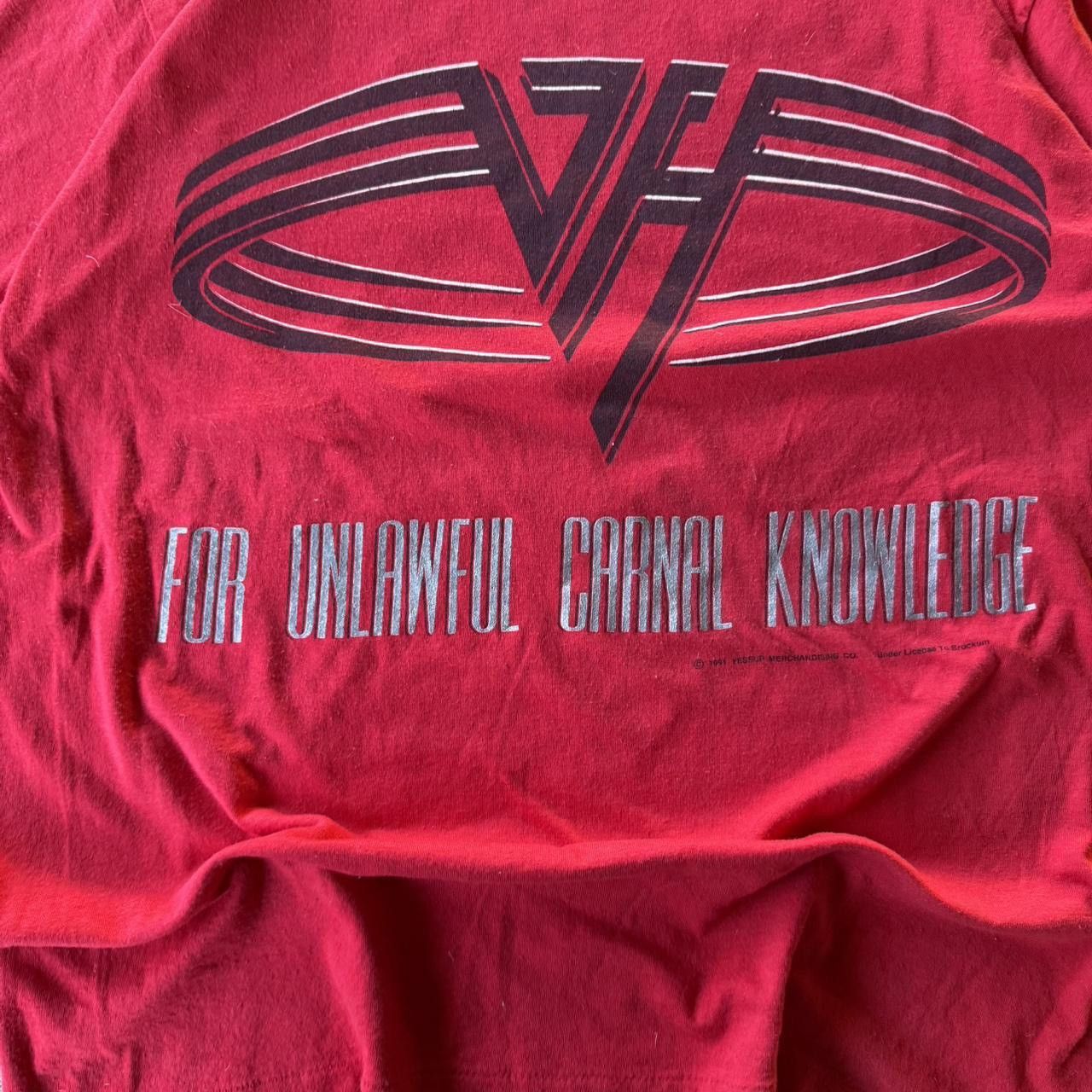 Band Tees × Vintage 1991 Van Halen single stitch band tee Size US XL / EU 56 / 4 - 2 Thumbnail
