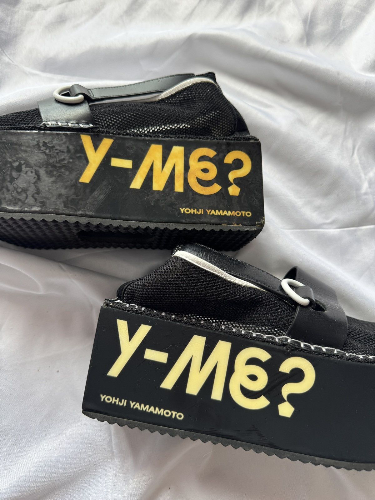 Yohji Yamamoto Y-3 Yohji Yamamoto x Adidas S/S14 Mesh Platform Shoes Size US 8 / IT 38 - 3 Thumbnail